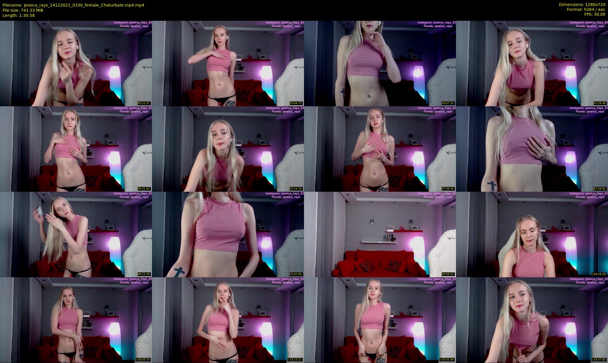 jessica_rays — 91 minute Chaturbate couple cam show recording, 720p, Dec 14, 2022