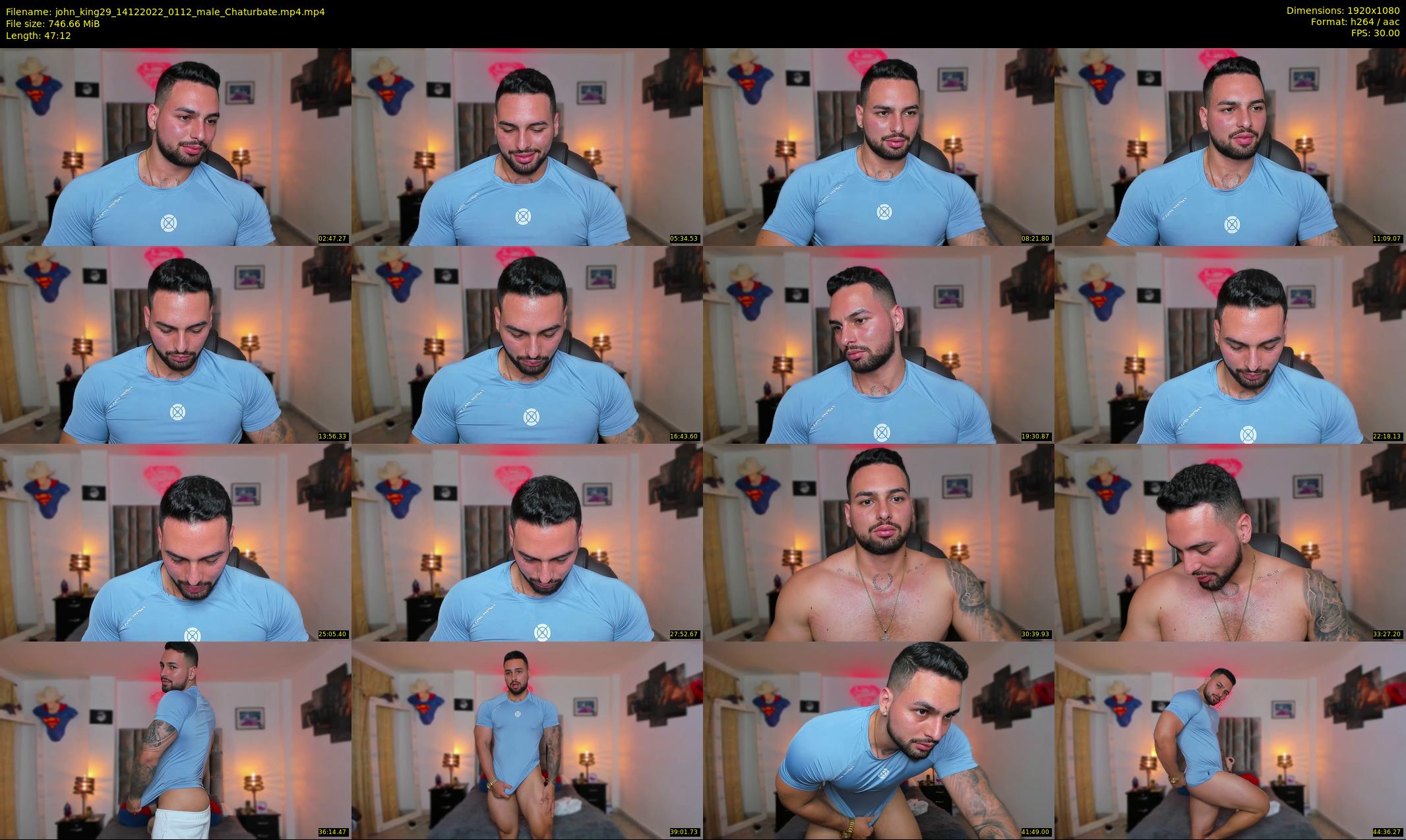 john_king29 — 48 minute Chaturbate male cam show recording, 1080p, Dec 14, 2022