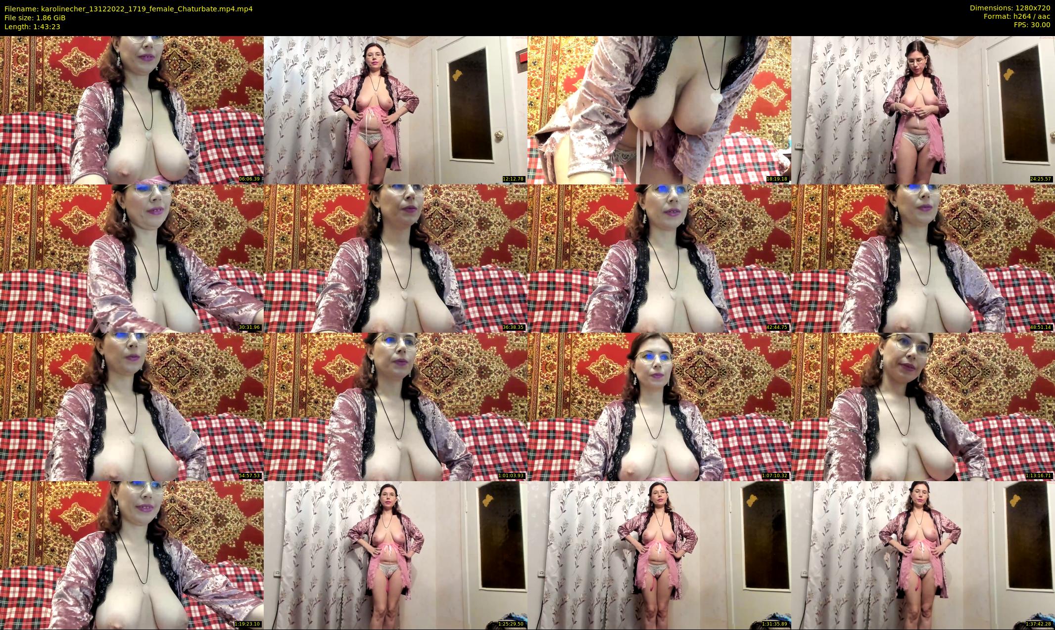 karolinecher — 104 minute Chaturbate female cam show recording, 720p, Dec 13, 2022