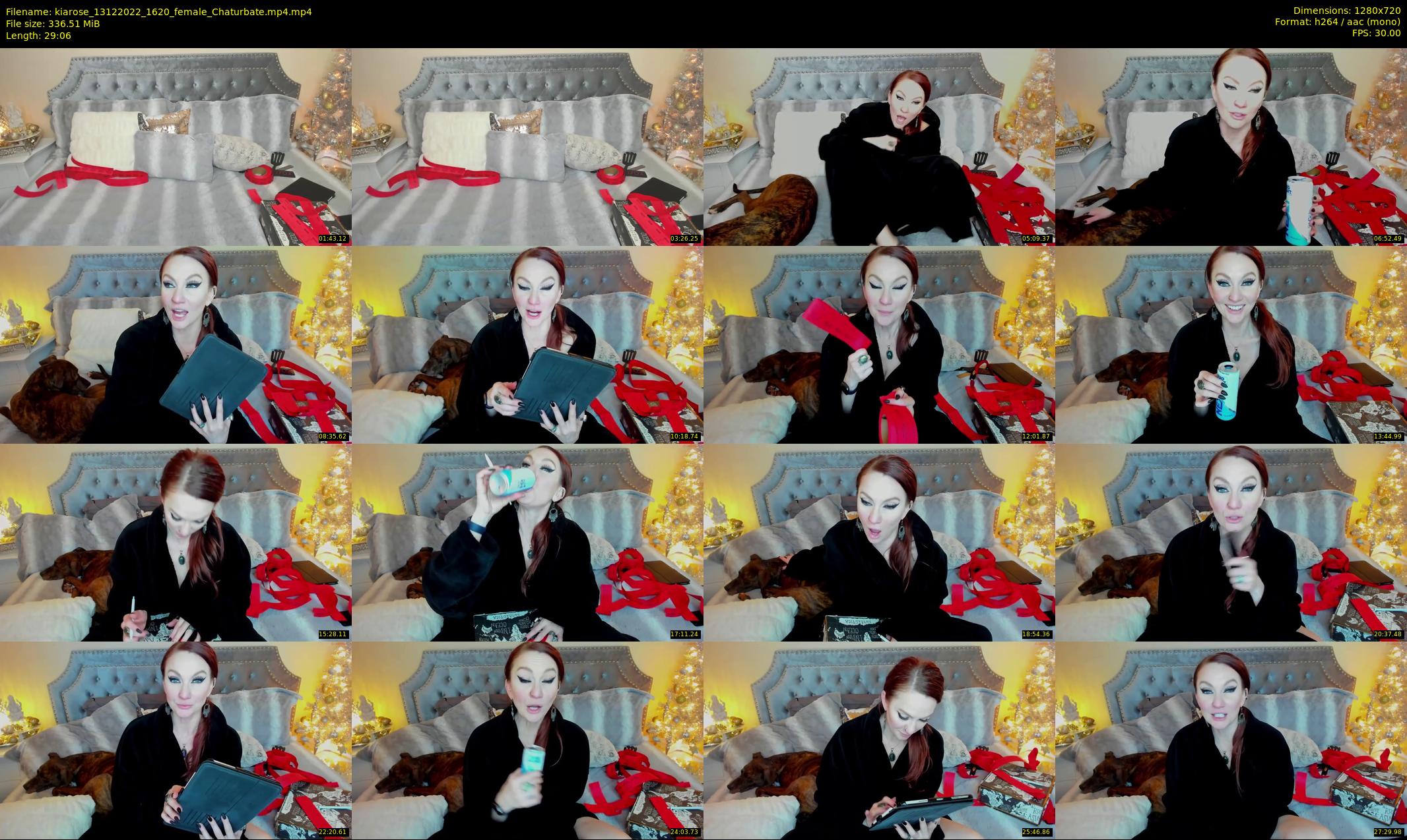kiarose — 30 minute Chaturbate female cam show recording, 720p, Dec 13, 2022