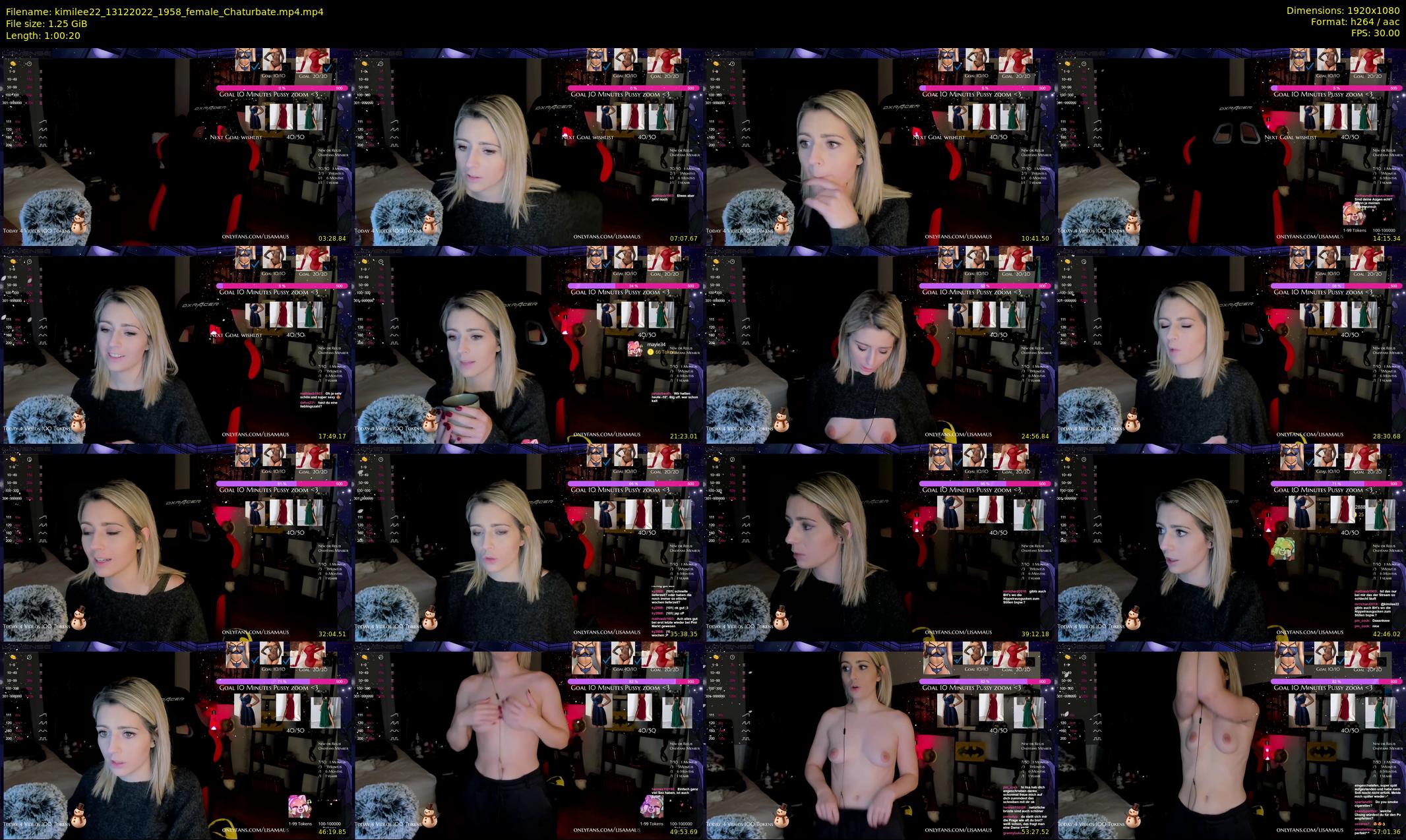 kimilee22 — 61 minute Chaturbate female cam show recording, 1080p, Dec 13, 2022