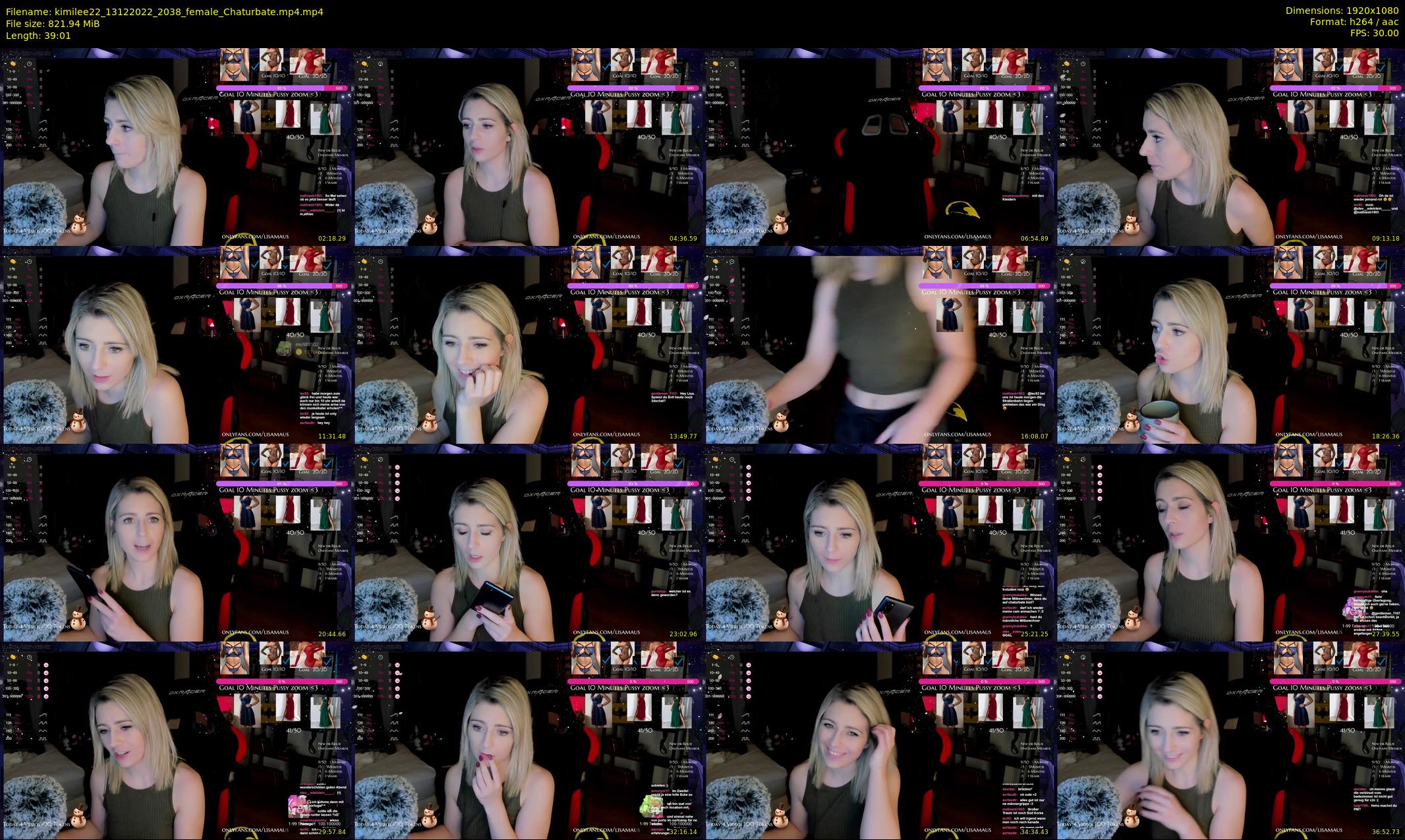 kimilee22 — 40 minute Chaturbate female cam show recording, 1080p, Dec 13, 2022