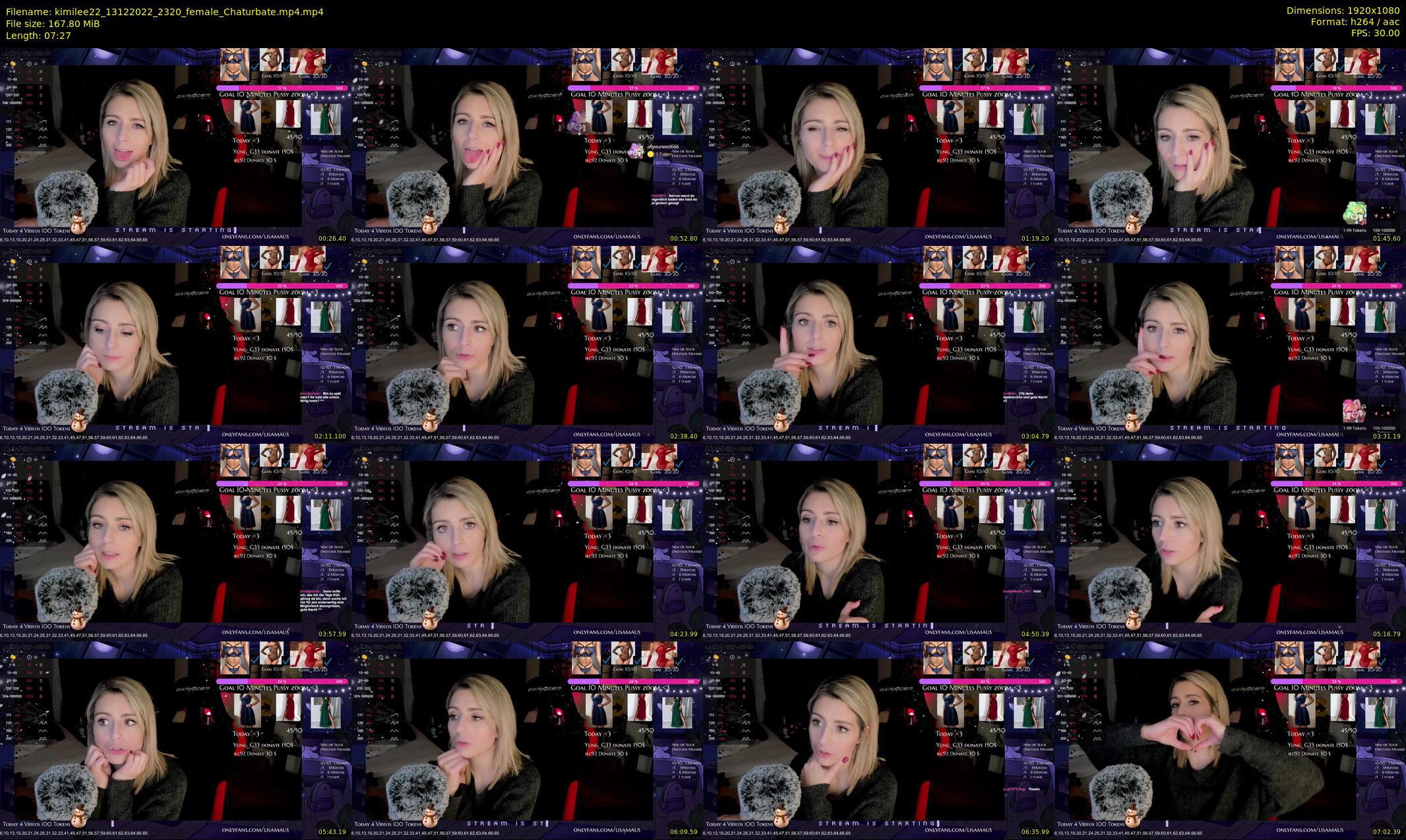 kimilee22 — 8 minute Chaturbate female cam show recording, 1080p, Dec 13, 2022