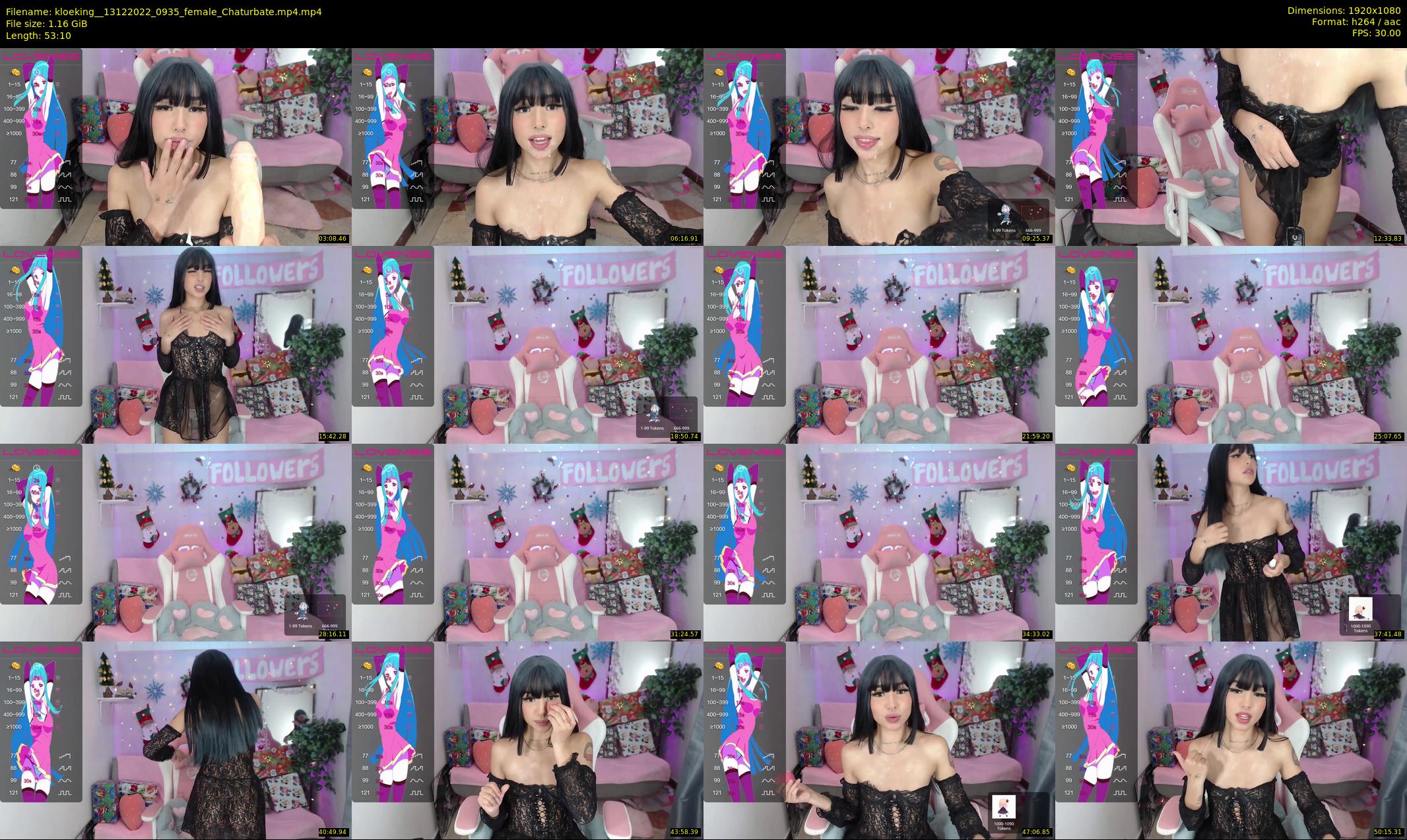 kloeking_ — 54 minute Chaturbate female cam show recording, 1080p, Dec 13, 2022
