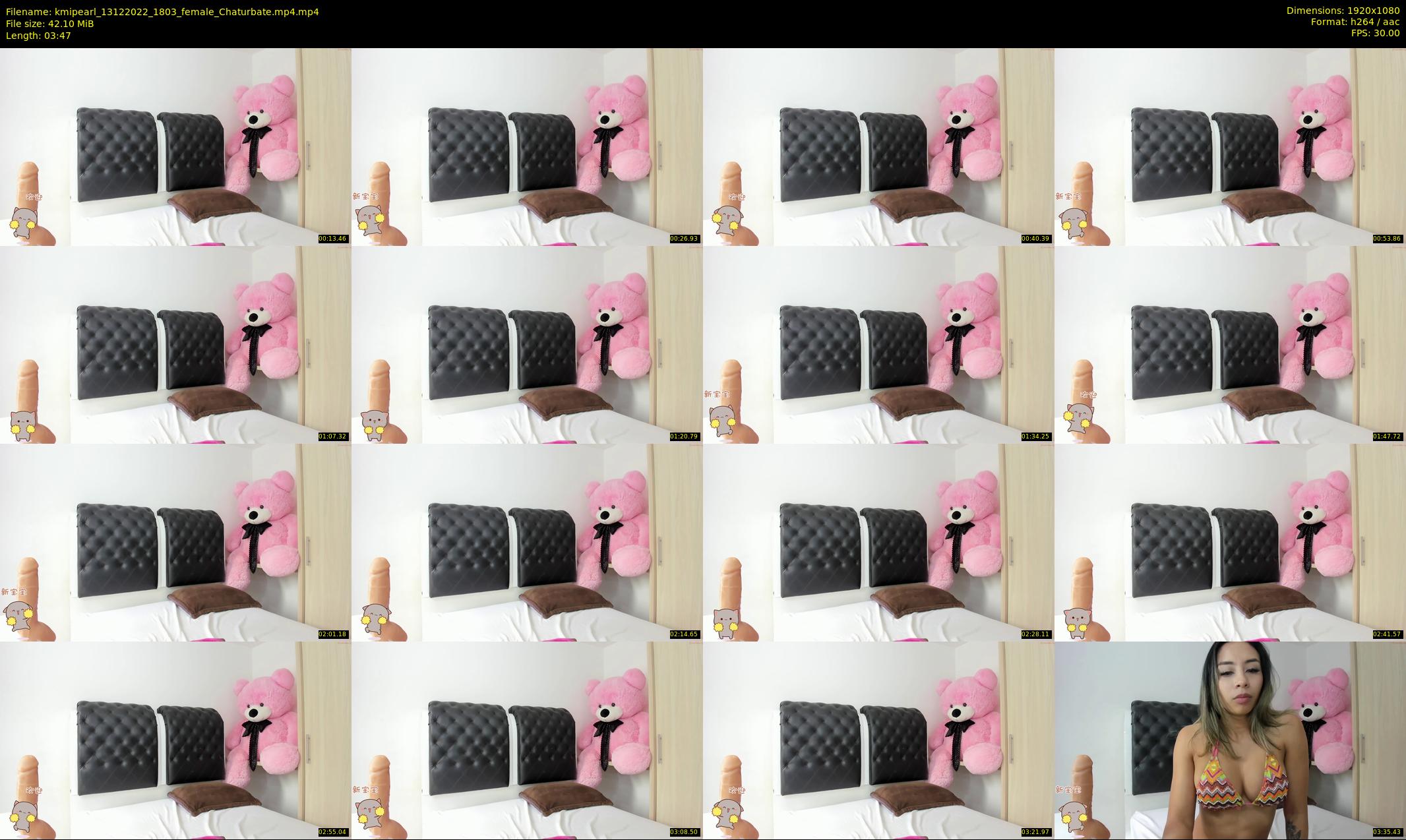 kmipearl — 4 minute Chaturbate female cam show recording, 1080p, Dec 13, 2022
