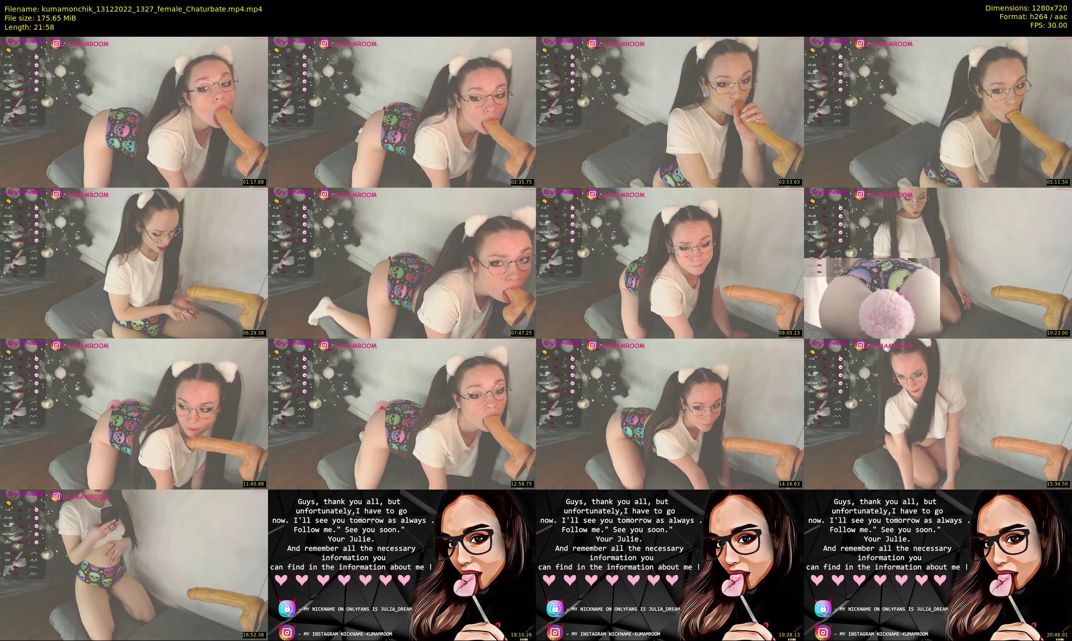 kumamonchik — 22 minute Chaturbate couple cam show recording, 720p, Dec 13, 2022