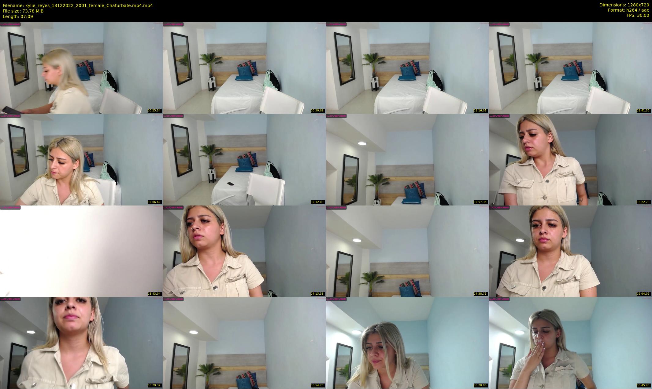 kylie_reyes — 8 minute Chaturbate female cam show recording, 720p, Dec 13, 2022