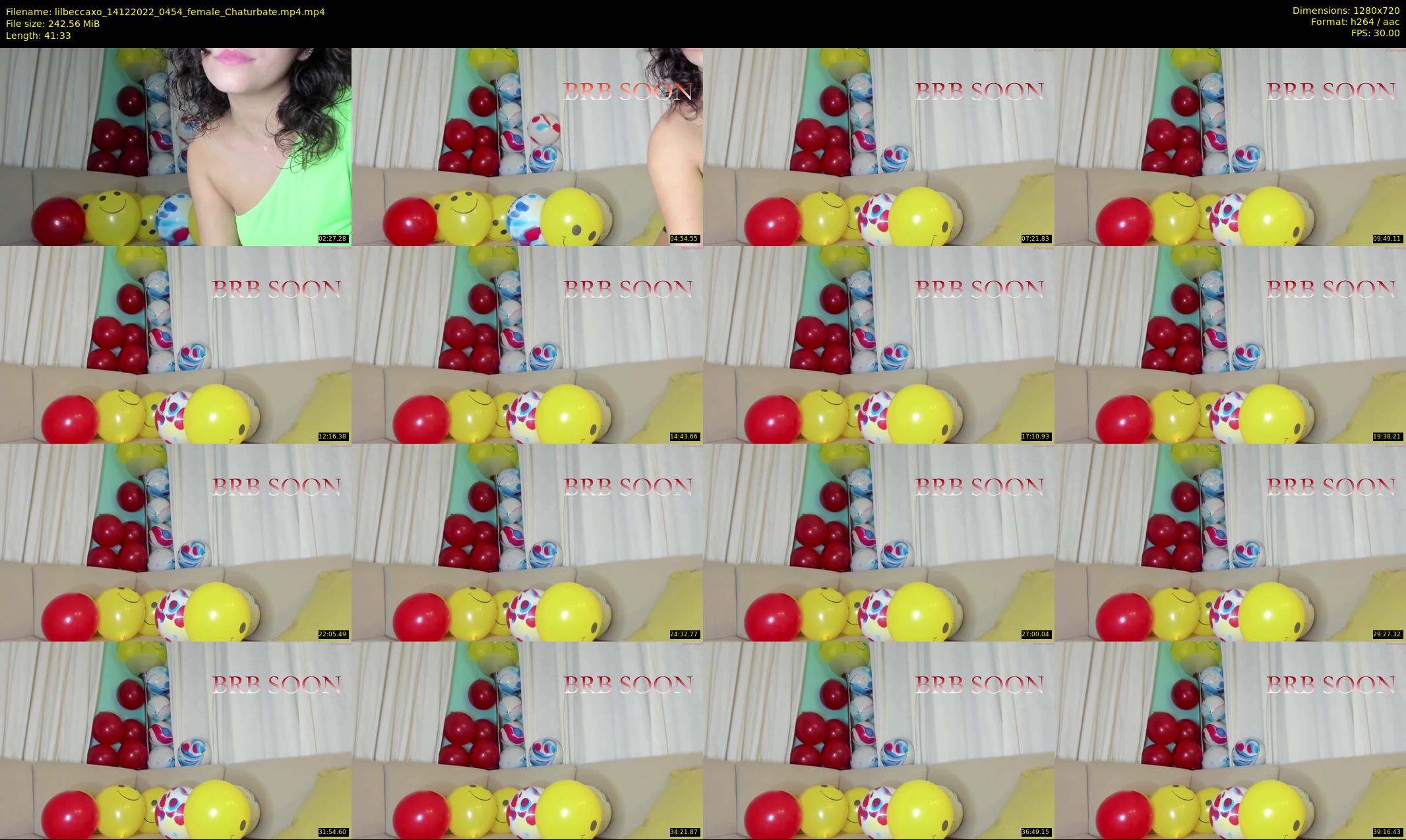 lilbeccaxo — 42 minute Chaturbate female cam show recording, 720p, Dec 14, 2022