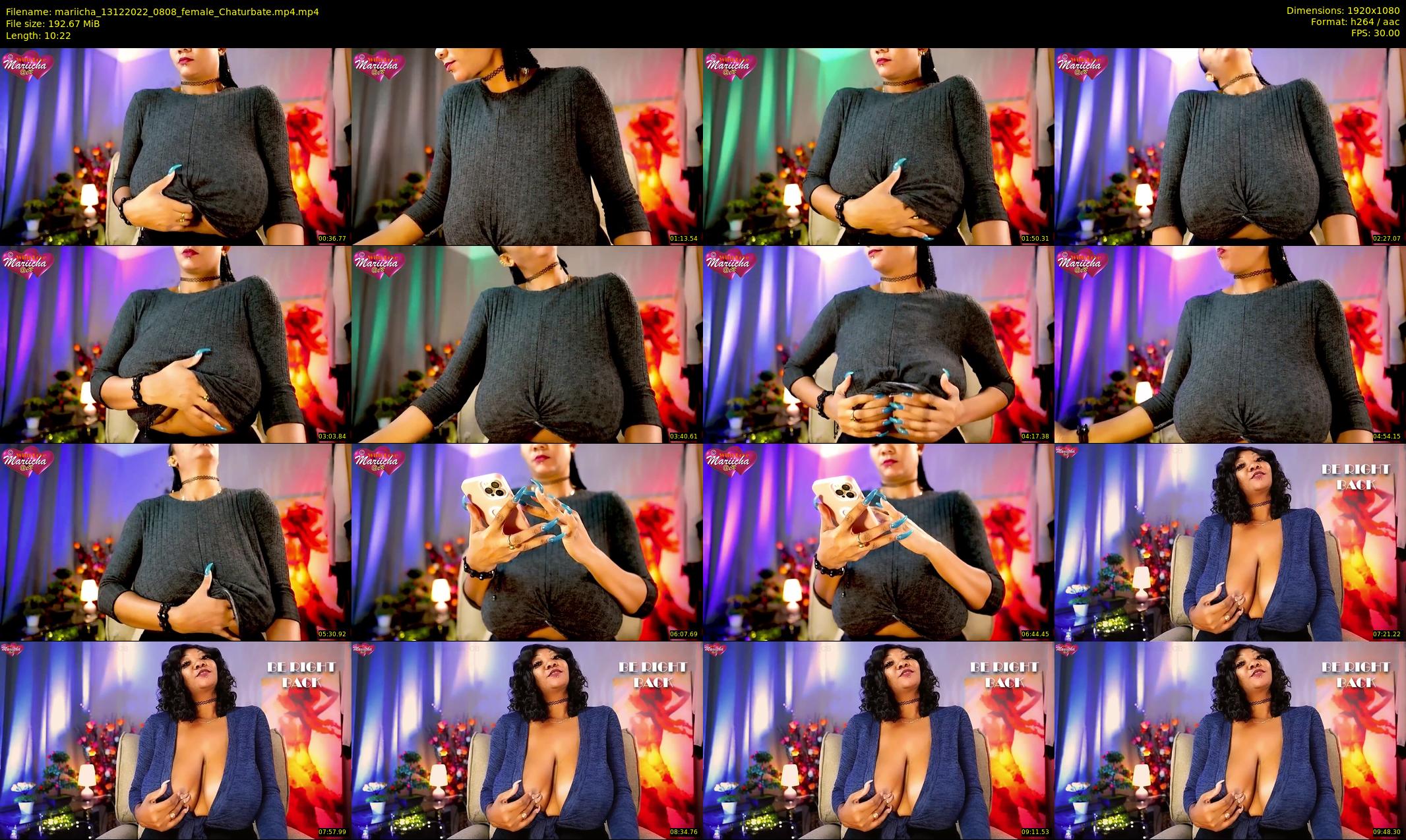 mariicha — 11 minute Chaturbate female cam show recording, 1080p, Dec 13, 2022