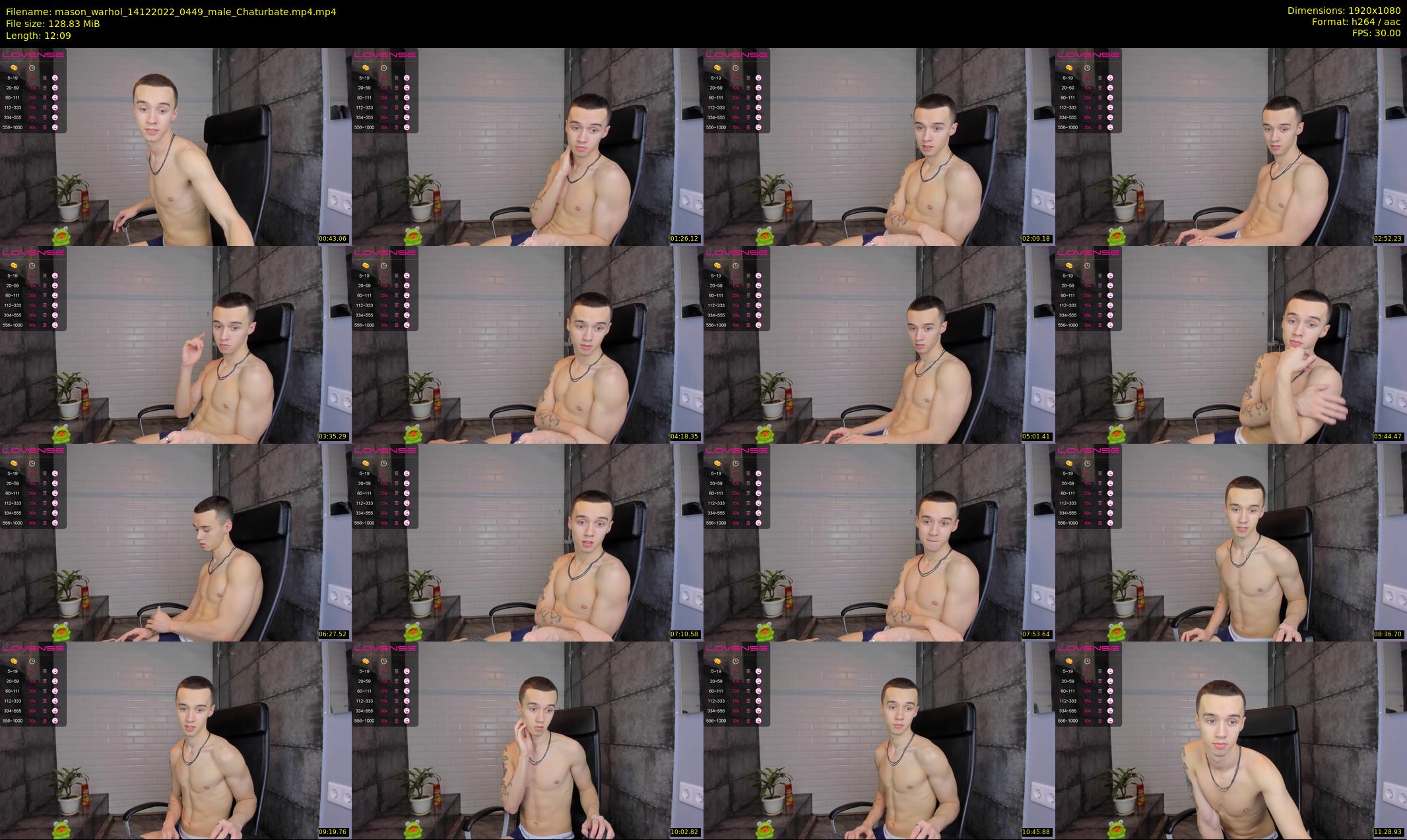 mason_warhol — 13 minute Chaturbate male cam show recording, 1080p, Dec 14, 2022