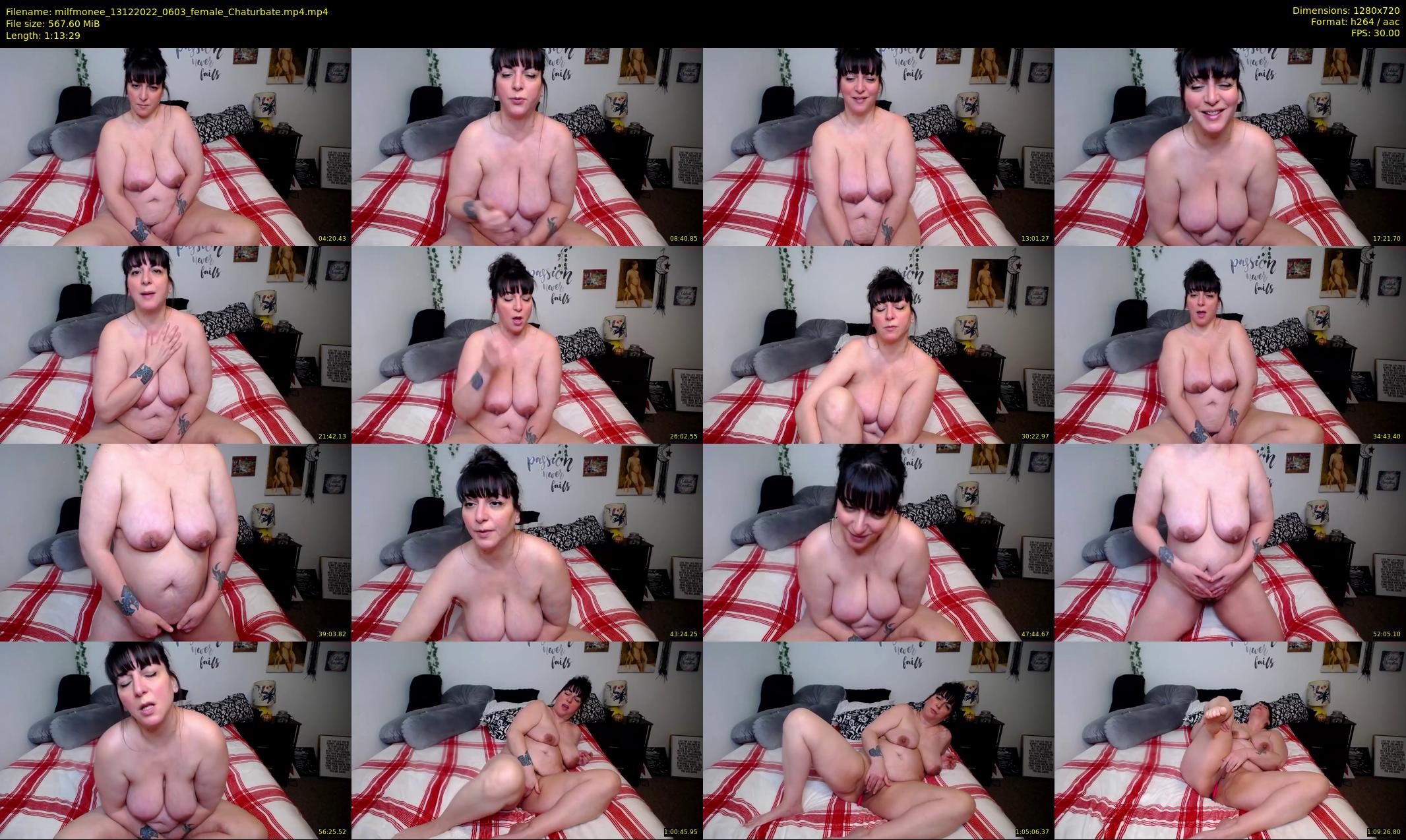 milfmonee — 74 minute Chaturbate female cam show recording, 720p, Dec 13, 2022