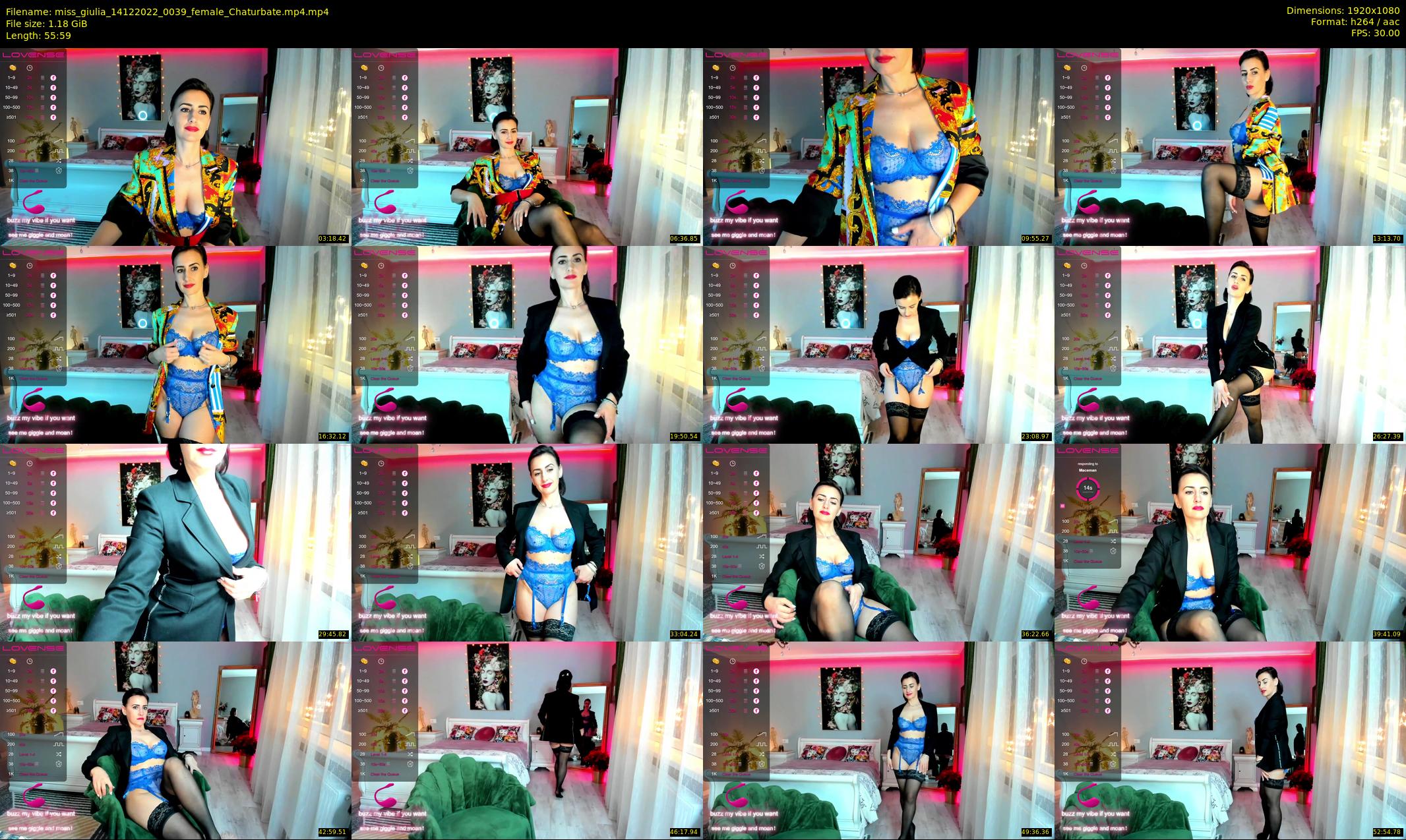 miss_giulia — 56 minute Chaturbate female cam show recording, 1080p, Dec 14, 2022