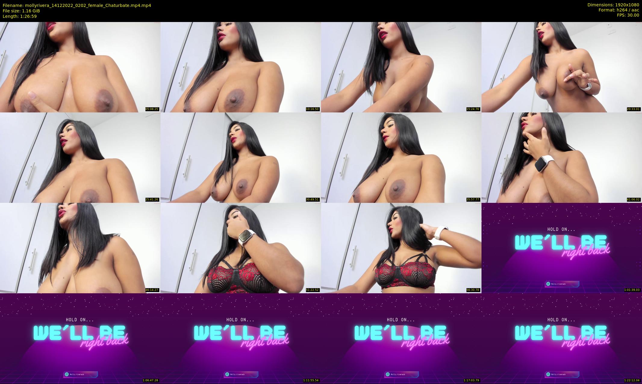 mollyrivera — 87 minute Chaturbate female cam show recording, 1080p, Dec 14, 2022
