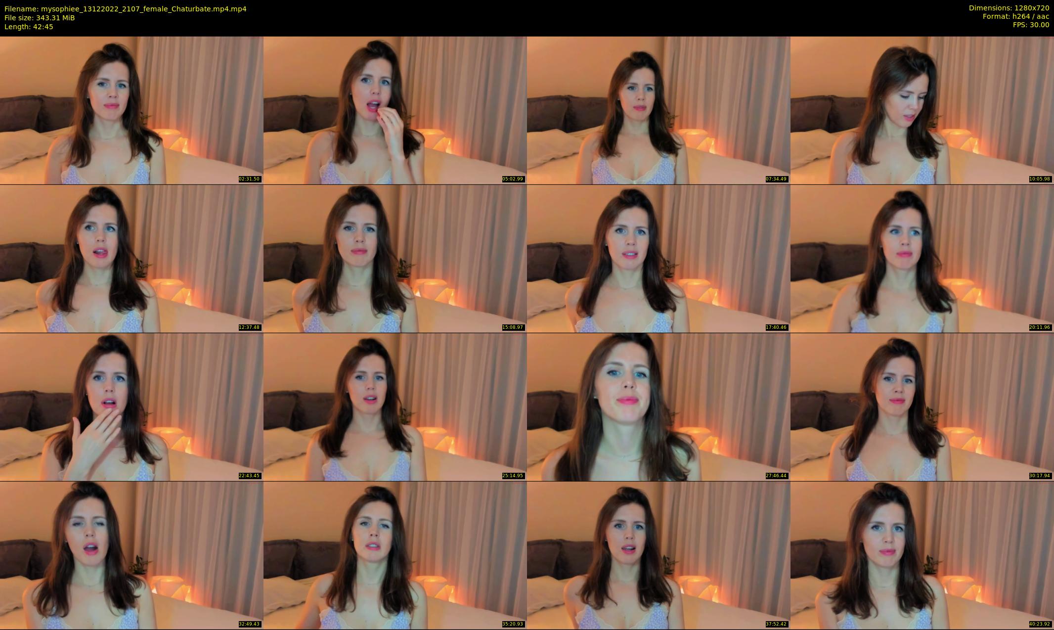 mysophiee — 43 minute Chaturbate female cam show recording, 720p, Dec 13, 2022
