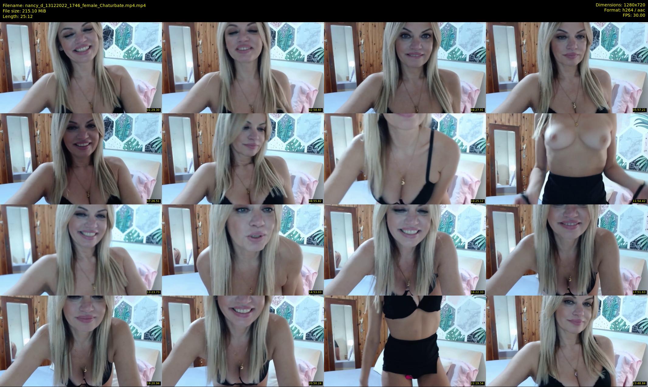 nancy_d — 26 minute Chaturbate female cam show recording, 720p, Dec 13, 2022