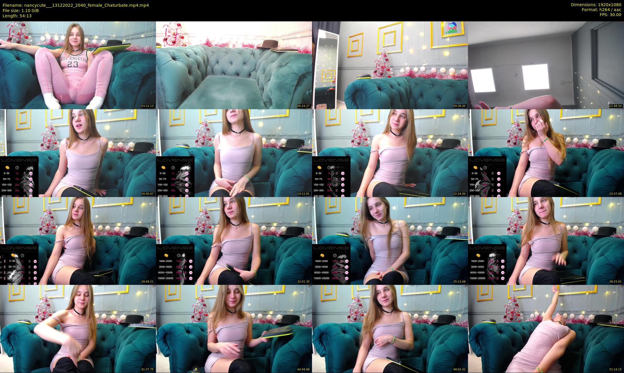 nancycute__ — 55 minute Chaturbate female cam show recording, 1080p, Dec 13, 2022