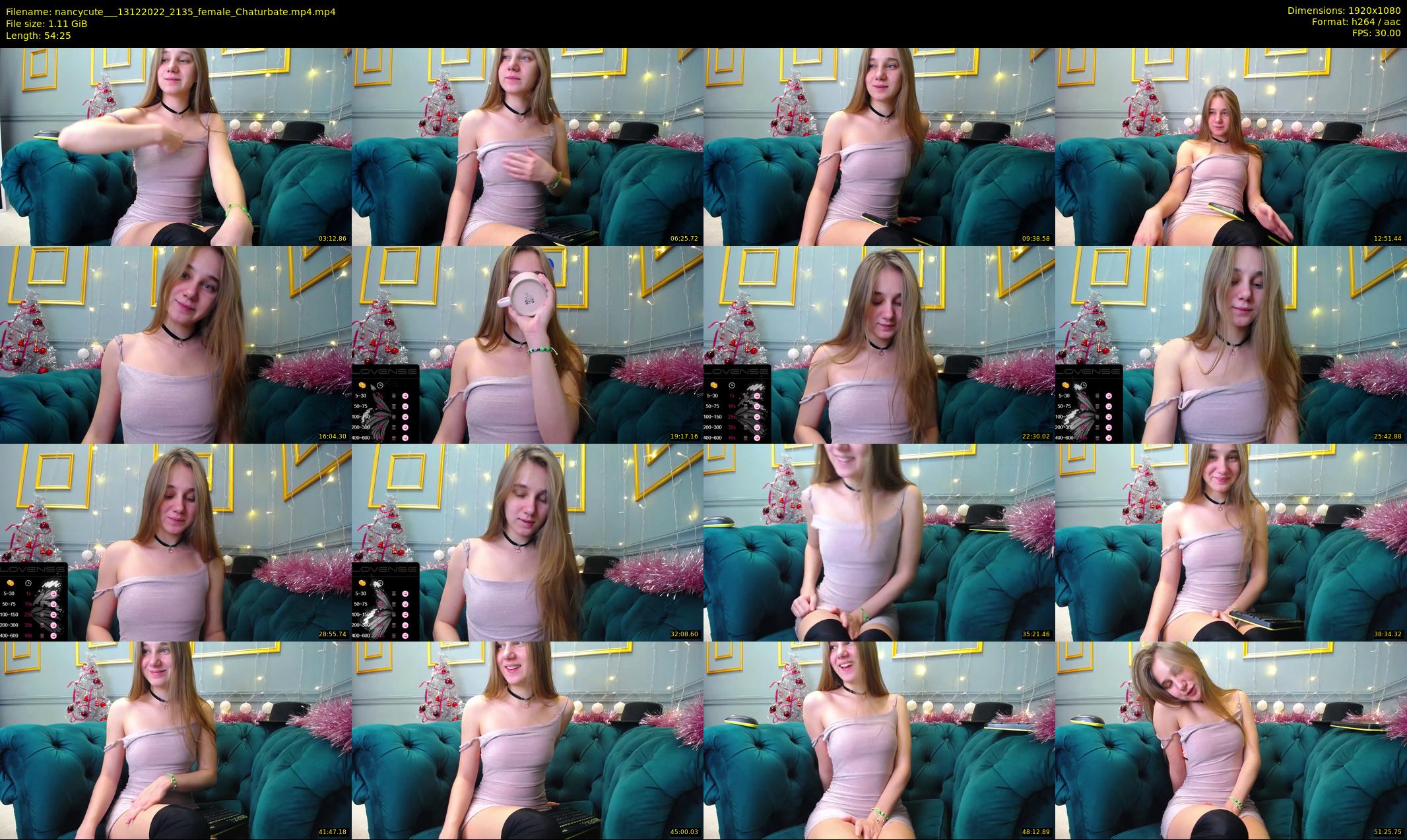 nancycute__ — 55 minute Chaturbate female cam show recording, 1080p, Dec 13, 2022