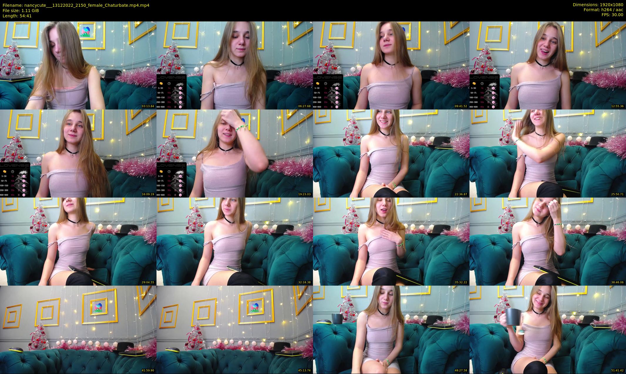 nancycute__ — 55 minute Chaturbate female cam show recording, 1080p, Dec 13, 2022