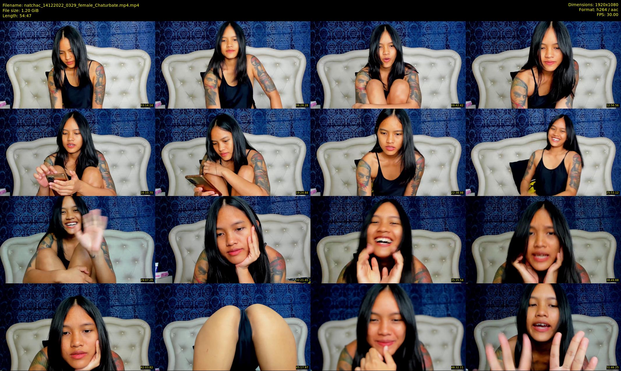 natchac — 55 minute Chaturbate female cam show recording, 1080p, Dec 14, 2022