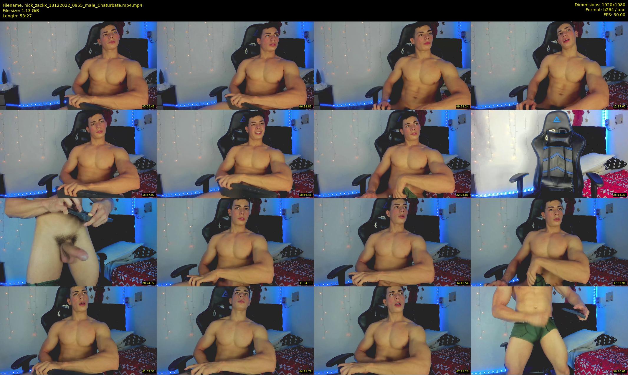 nick_zackk — 54 minute Chaturbate male cam show recording, 1080p, Dec 13, 2022