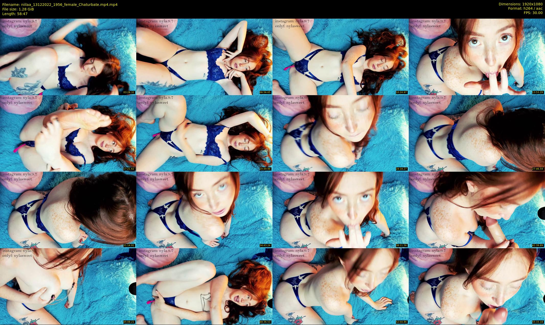 niilaa — 59 minute Chaturbate female cam show recording, 1080p, Dec 13, 2022