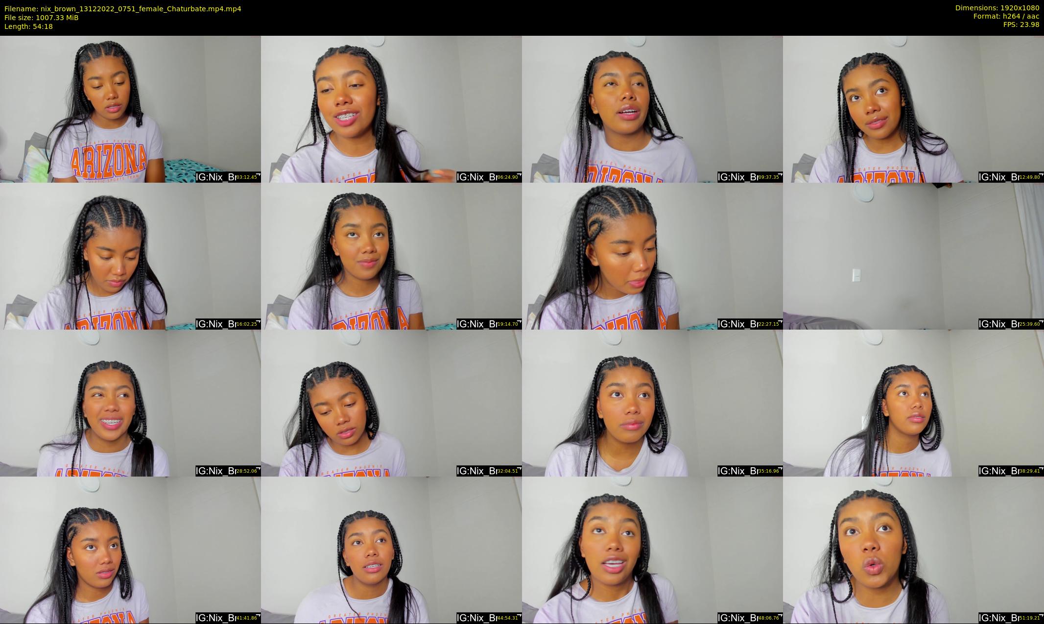 nix_brown — 55 minute Chaturbate female cam show recording, 1080p, Dec 13, 2022
