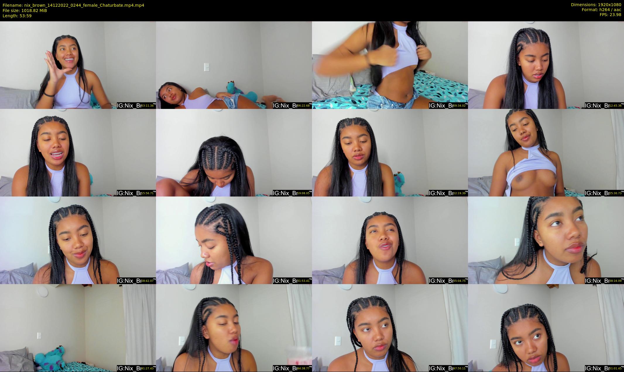 nix_brown — 54 minute Chaturbate female cam show recording, 1080p, Dec 14, 2022