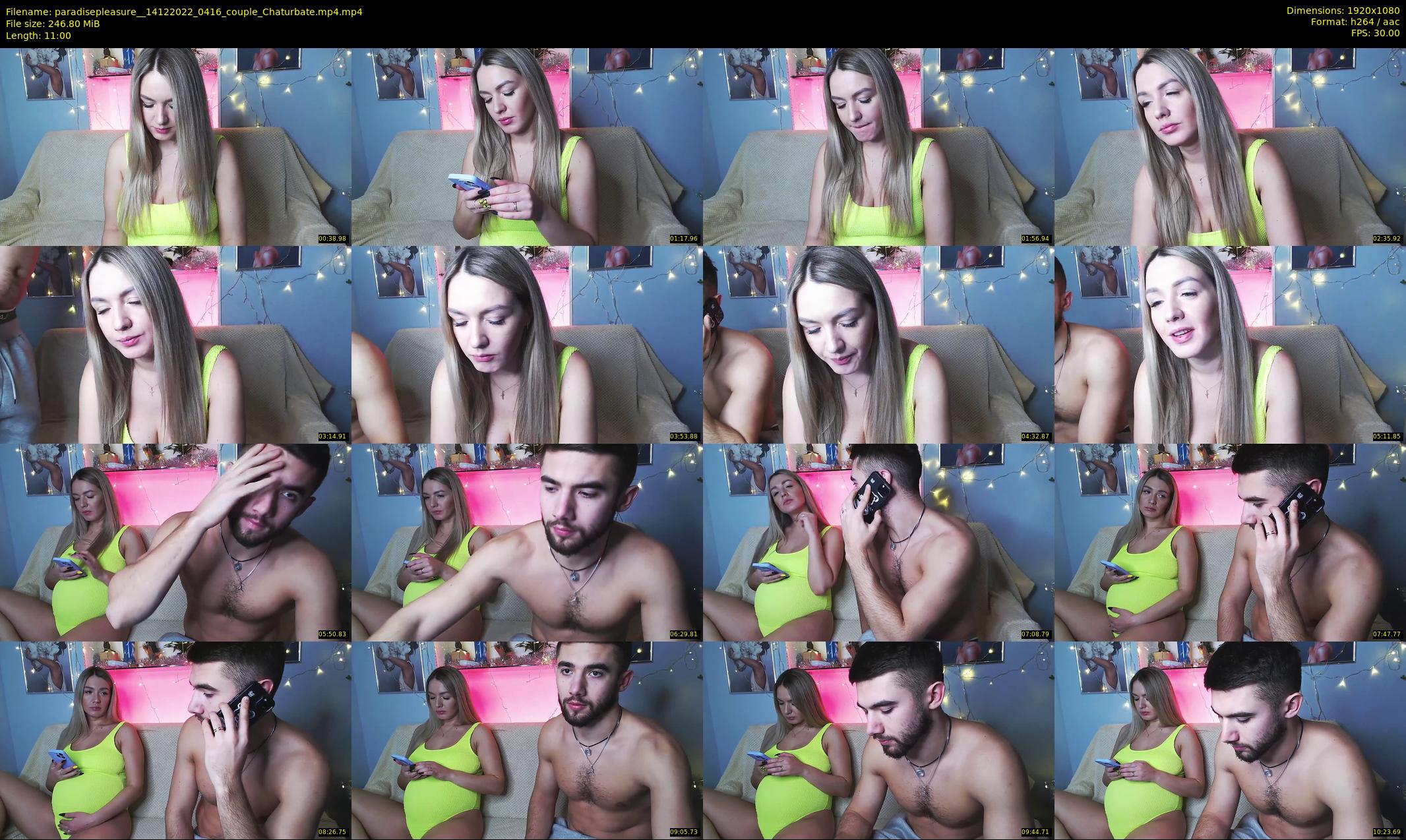 paradisepleasure_ — 11 minute Chaturbate couple cam show recording, 1080p, Dec 14, 2022