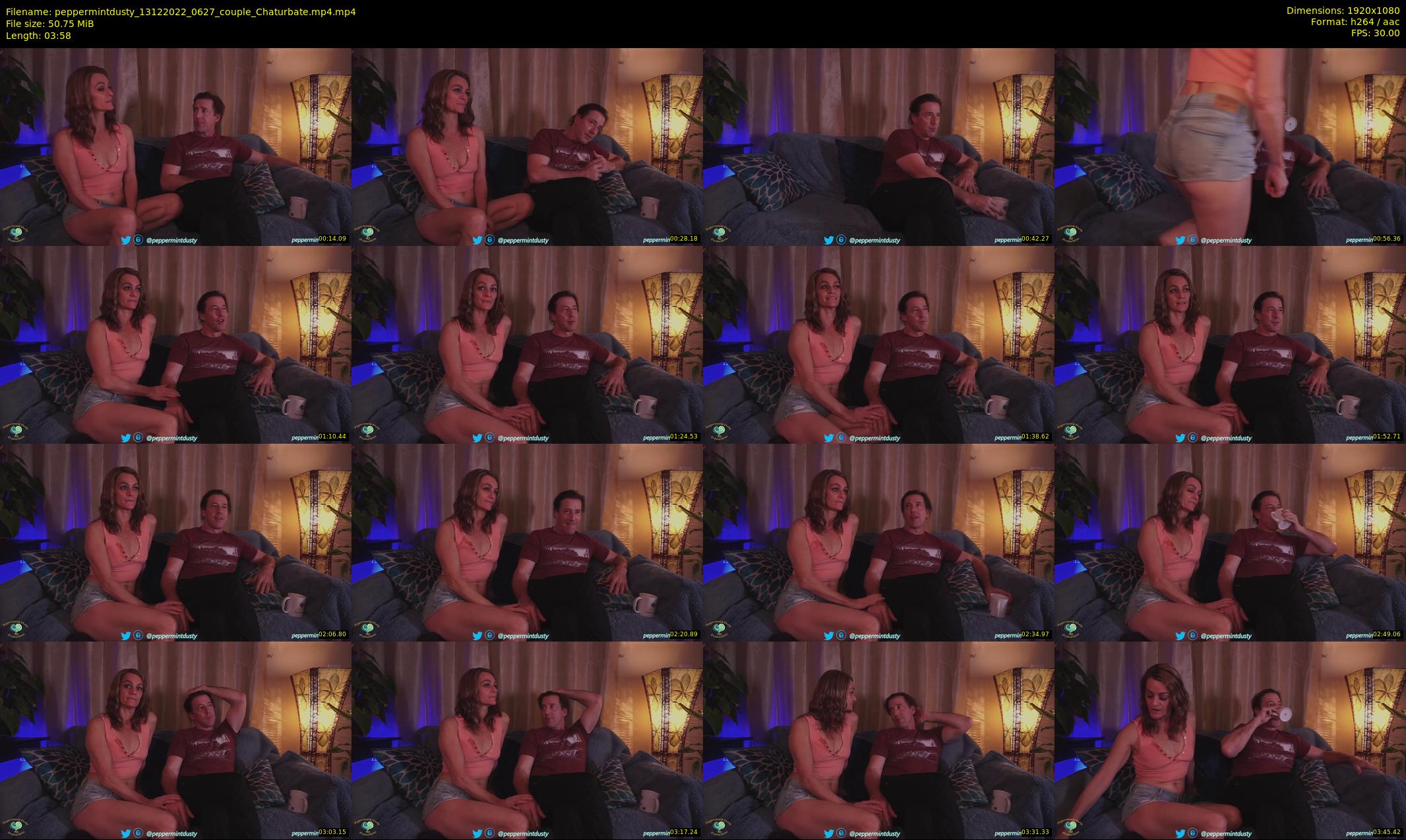 peppermintdusty — 4 minute Chaturbate couple cam show recording, 1080p, Dec 13, 2022