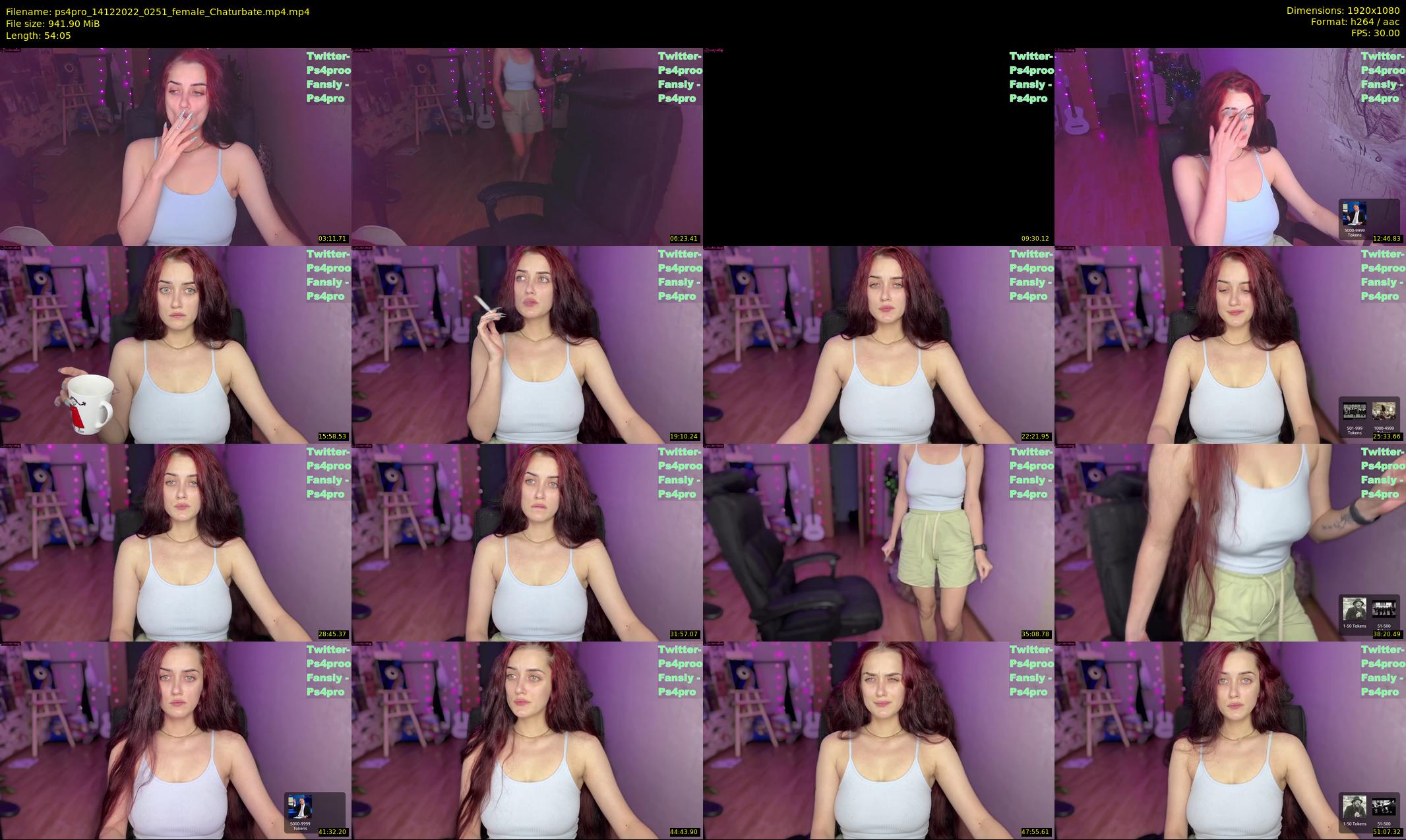 ps4pro — 55 minute Chaturbate female cam show recording, 1080p, Dec 14, 2022