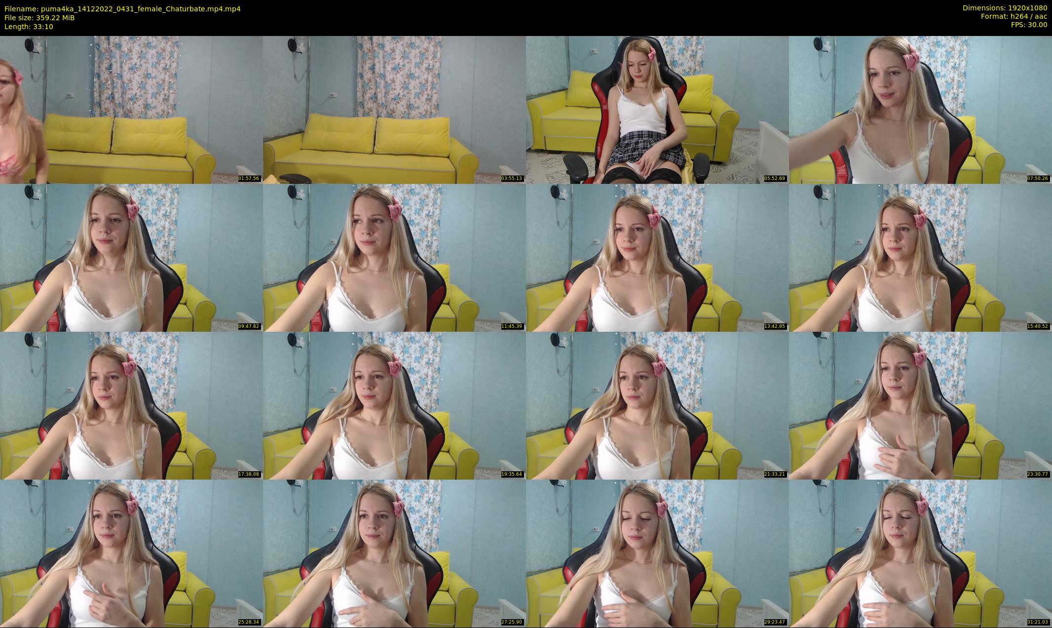 puma4ka — 34 minute Chaturbate female cam show recording, 1080p, Dec 14, 2022