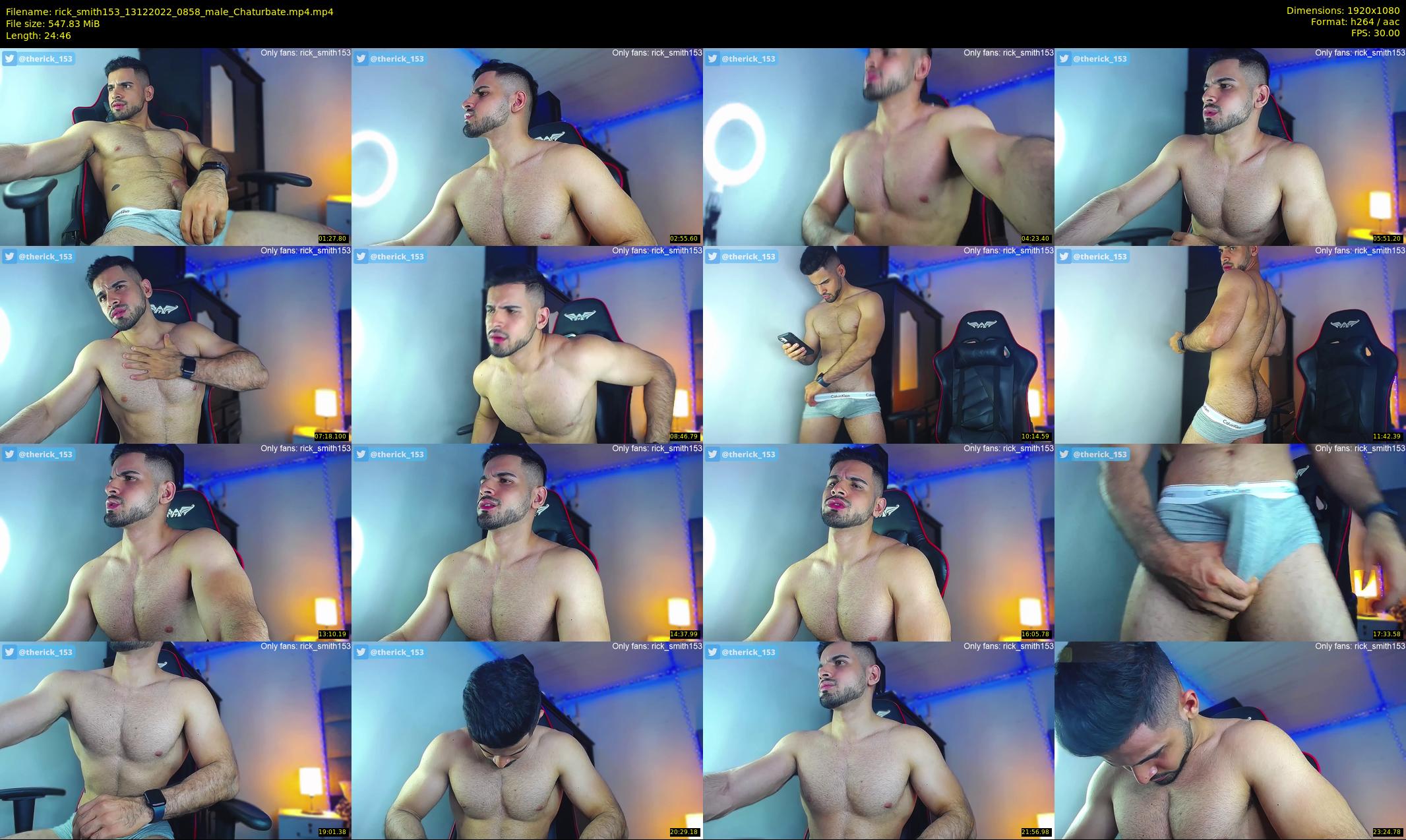 rick_smith153 — 25 minute Chaturbate male cam show recording, 1080p, Dec 13, 2022