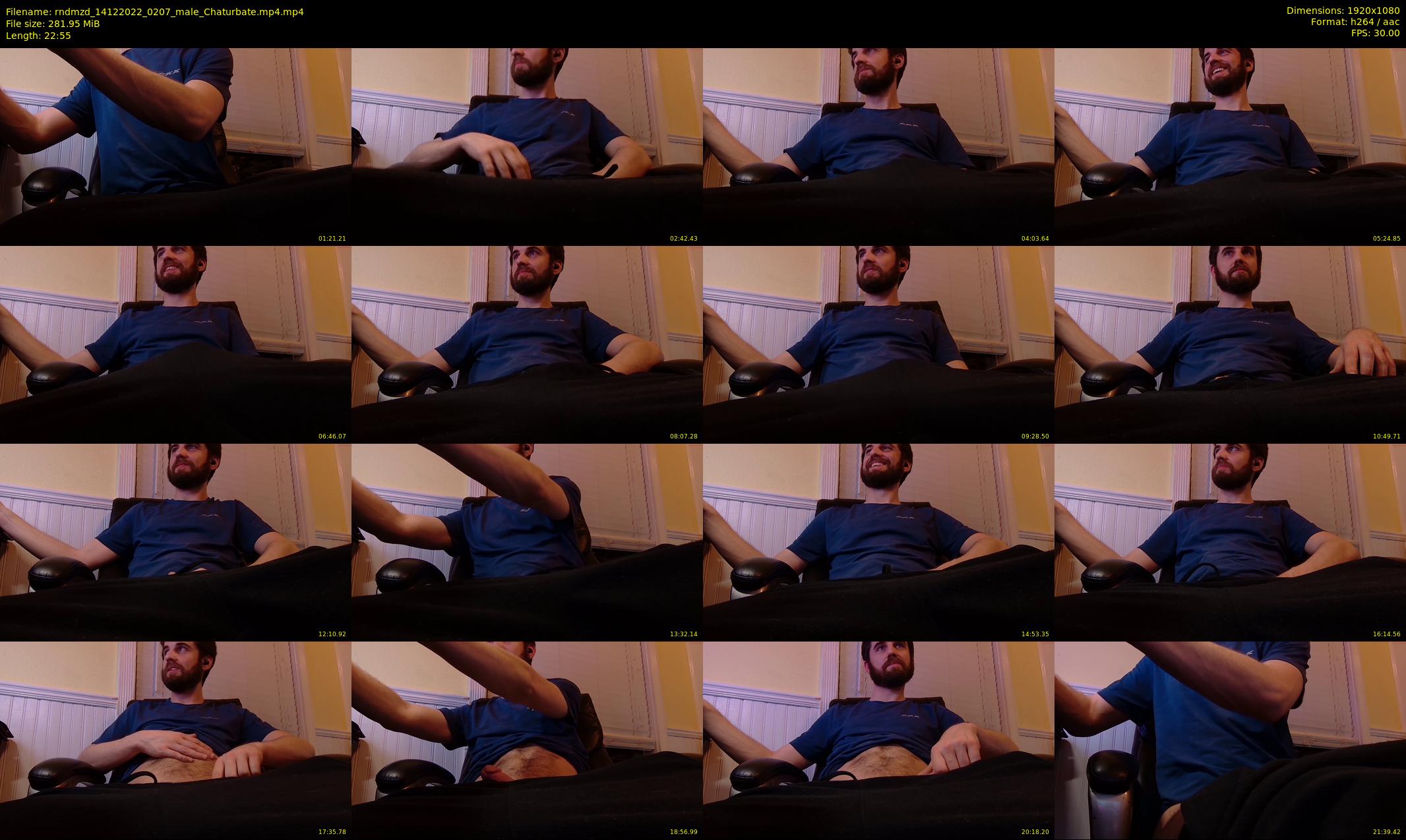 rndmzd — 23 minute Chaturbate male cam show recording, 1080p, Dec 14, 2022