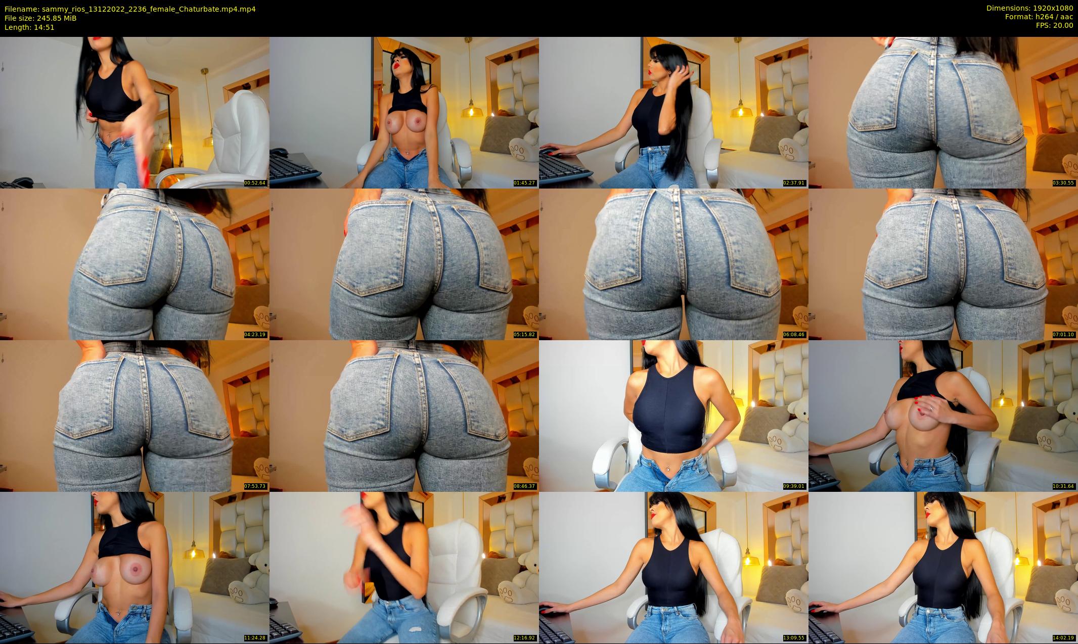 sammy_rios — 15 minute Chaturbate female cam show recording, 1080p, Dec 13, 2022