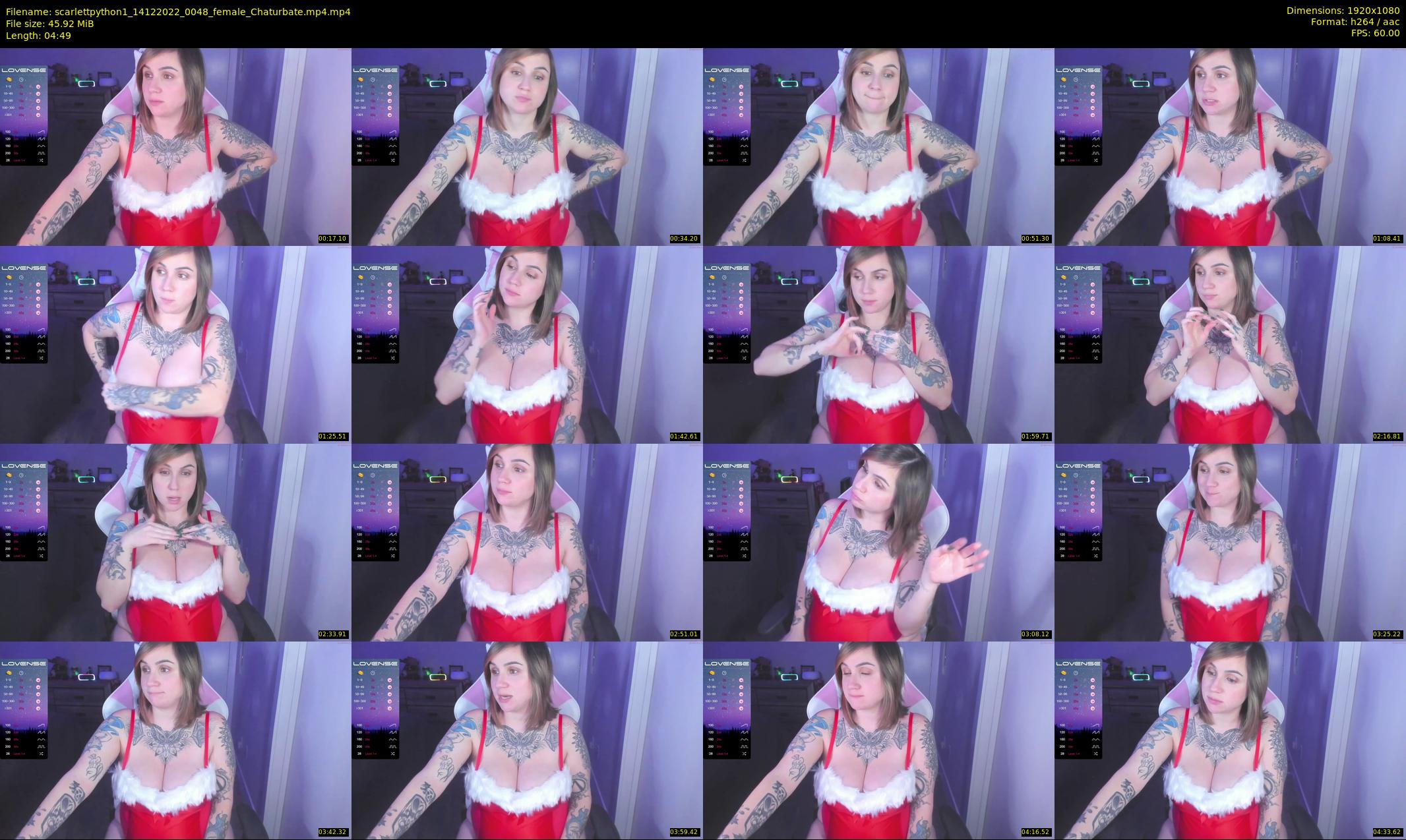 scarlettpython1 — 5 minute Chaturbate female cam show recording, 1080p, Dec 14, 2022