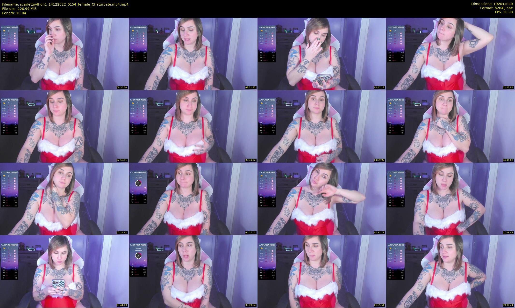 scarlettpython1 — 11 minute Chaturbate female cam show recording, 1080p, Dec 14, 2022