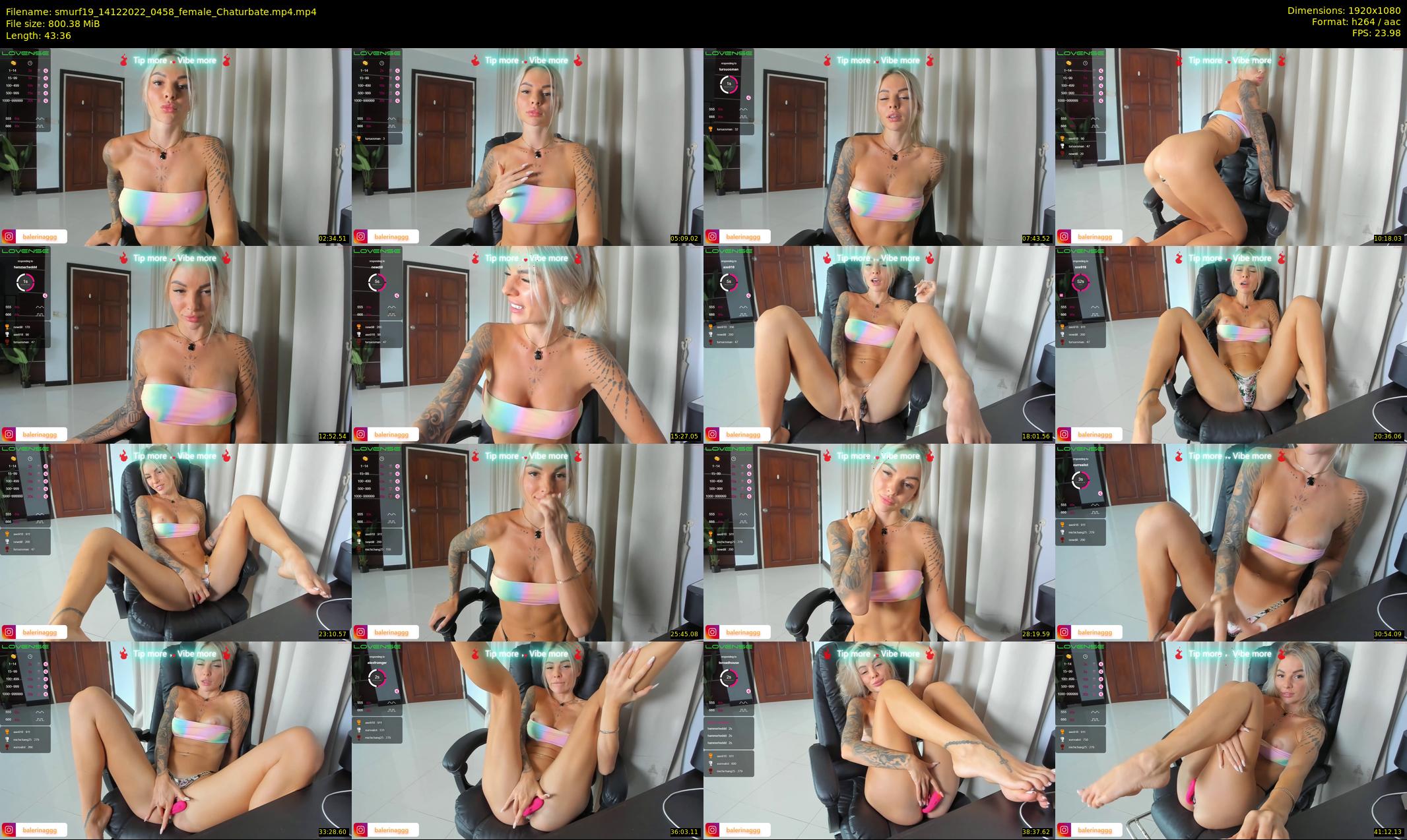smurf19 — 44 minute Chaturbate female cam show recording, 1080p, Dec 14, 2022