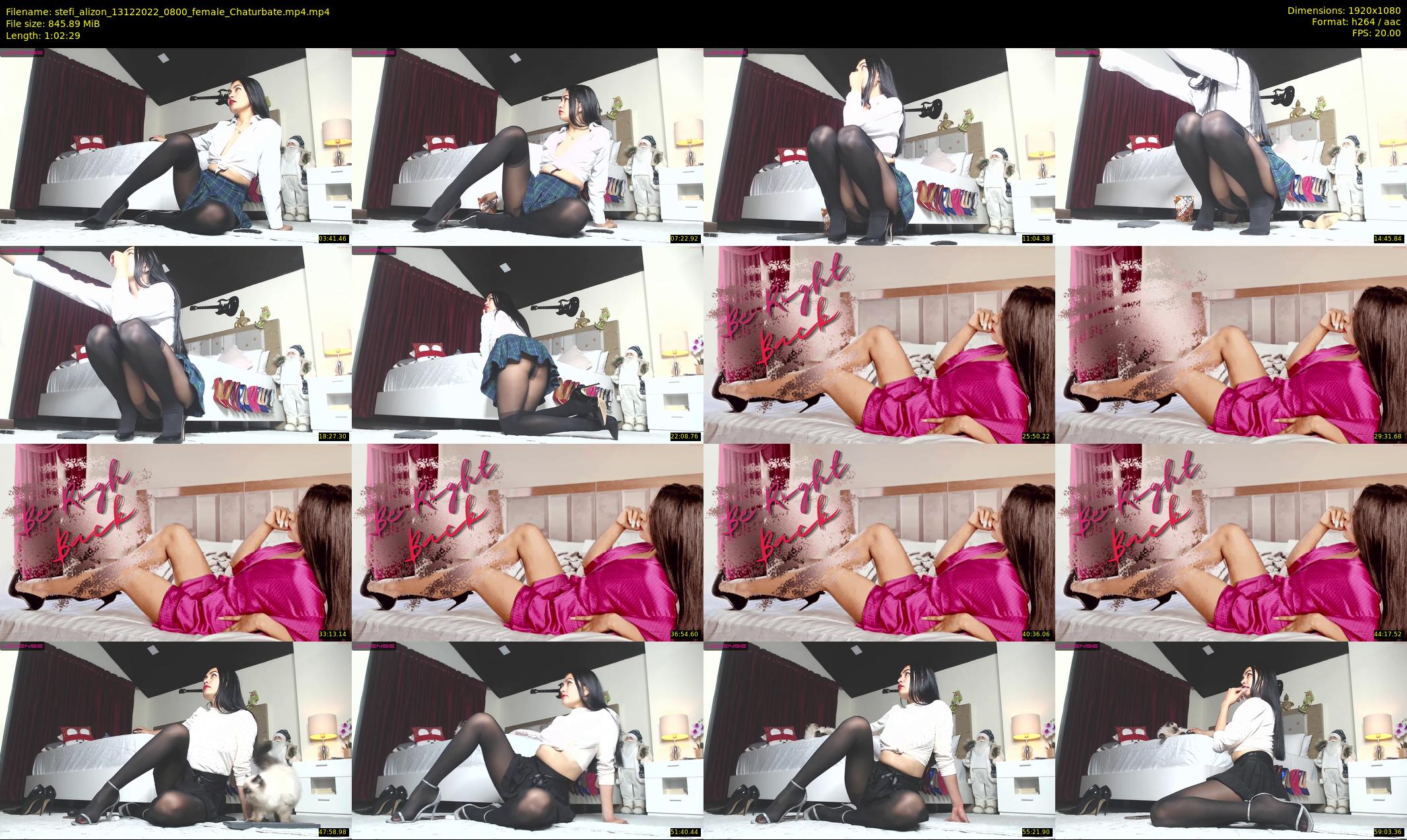 stefi_alizon — 63 minute Chaturbate female cam show recording, 1080p, Dec 13, 2022