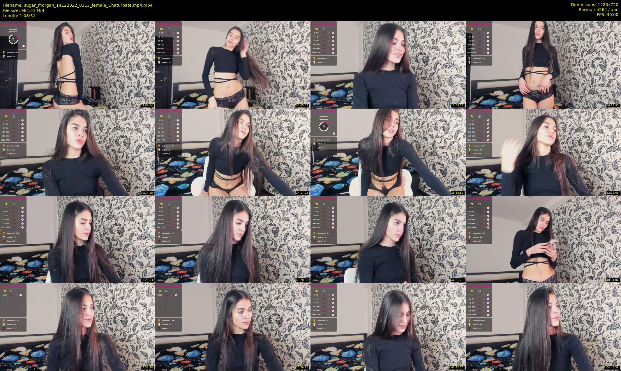 sugar_morgan — 69 minute Chaturbate female cam show recording, 720p, Dec 14, 2022