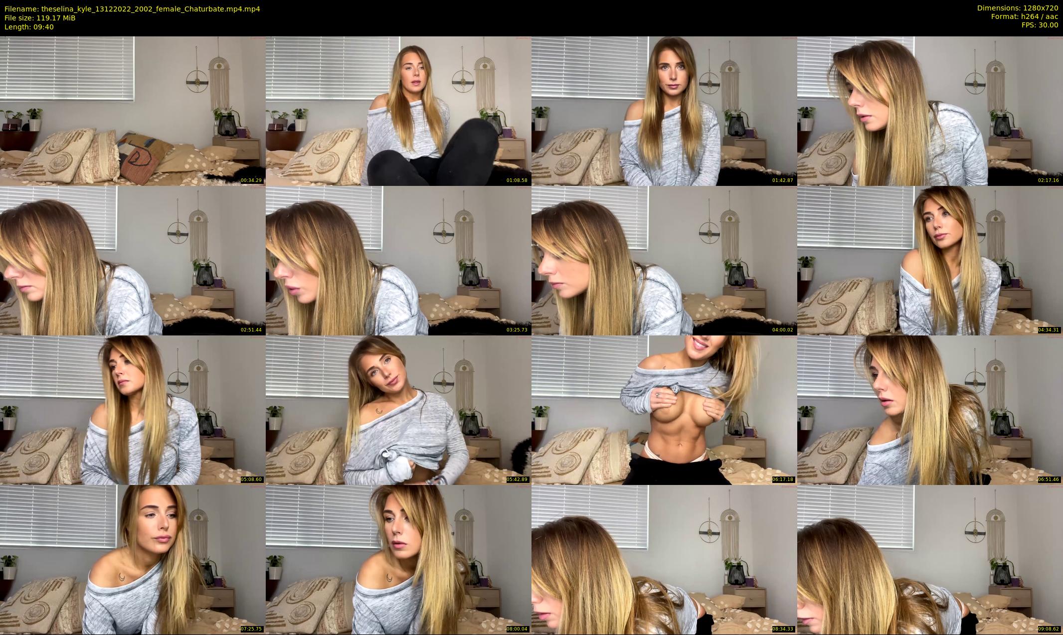 theselina_kyle — 10 minute Chaturbate female cam show recording, 720p, Dec 13, 2022