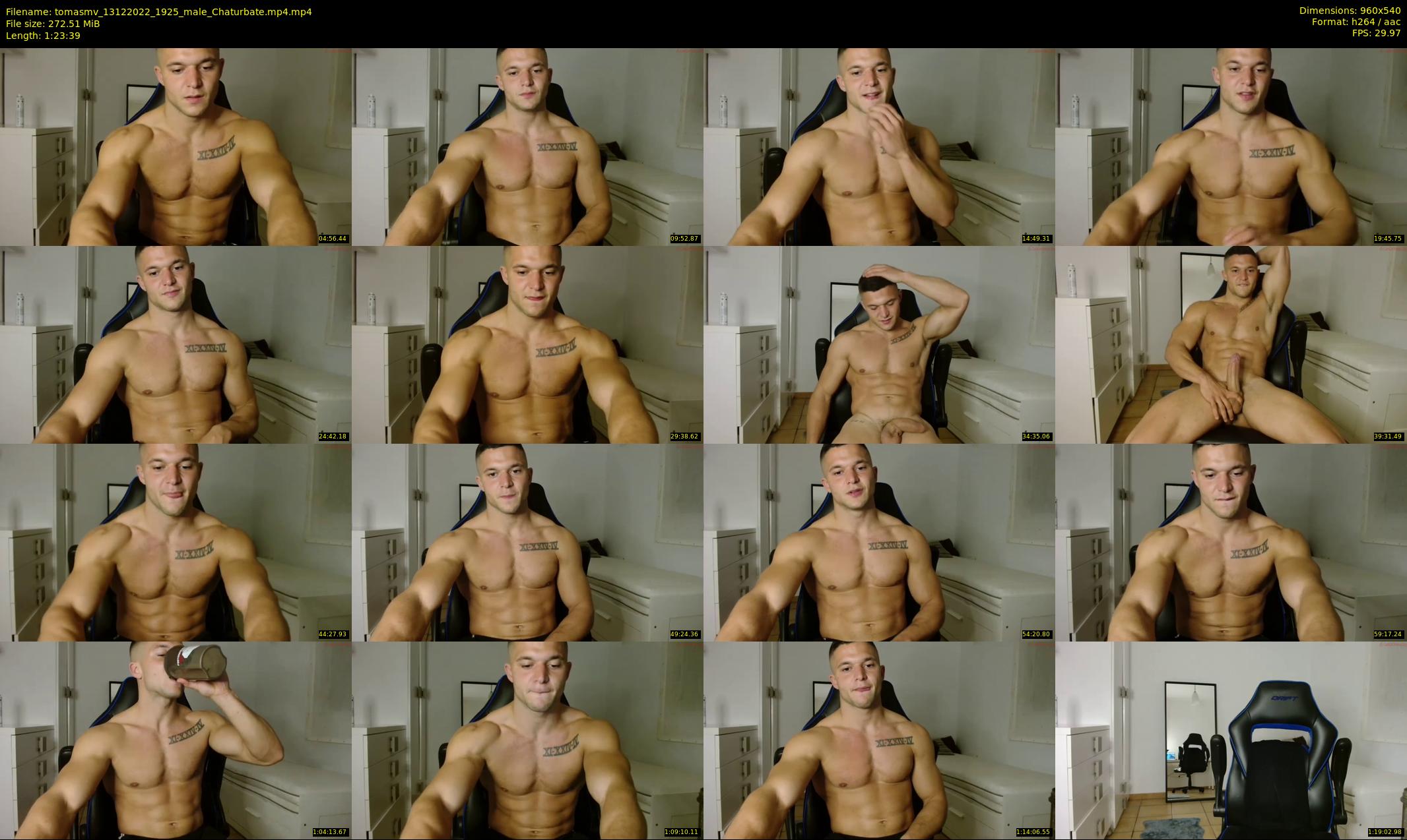 tomasmv — 84 minute Chaturbate male cam show recording, 480p, Dec 13, 2022