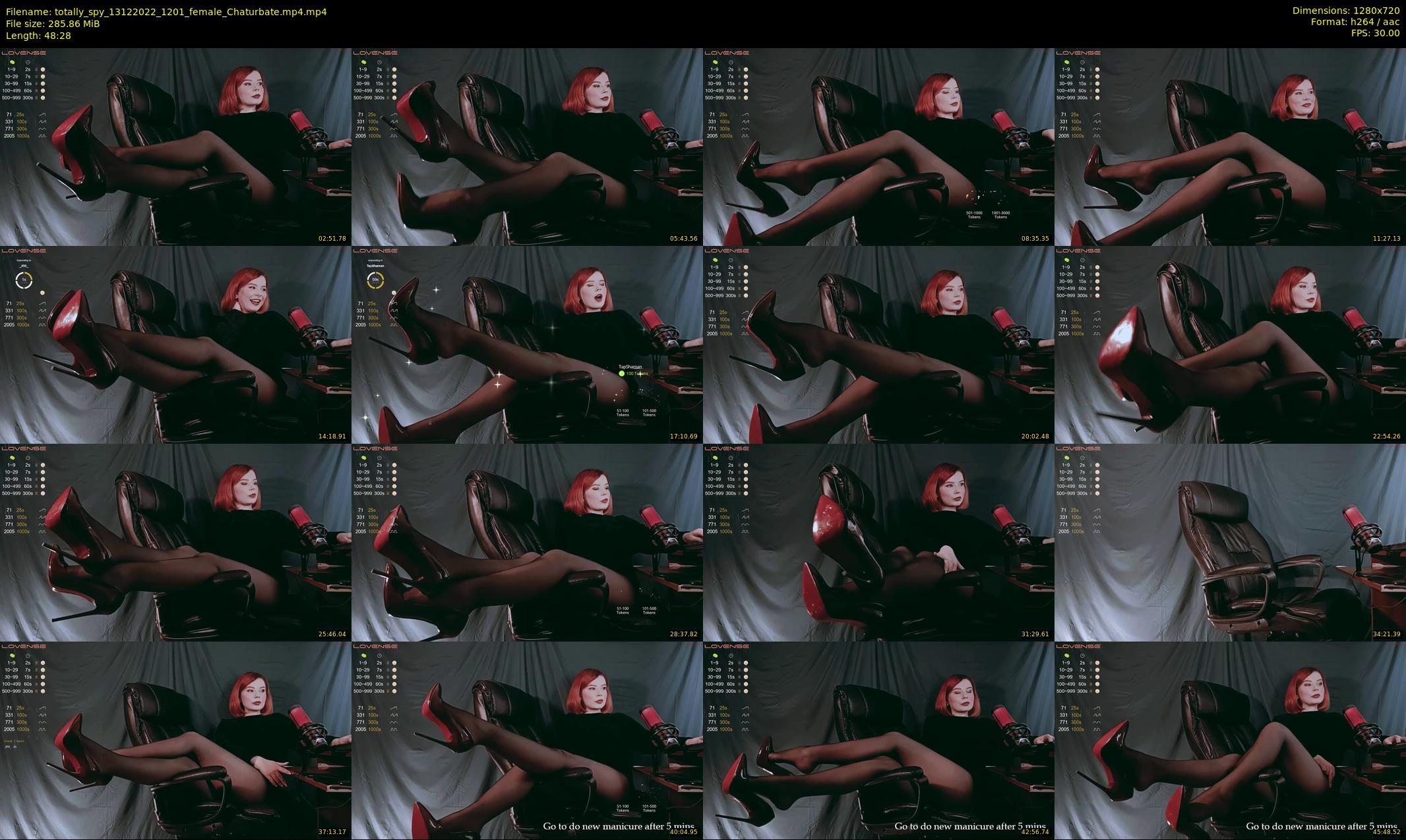 totally_spy — 49 minute Chaturbate female cam show recording, 720p, Dec 13, 2022