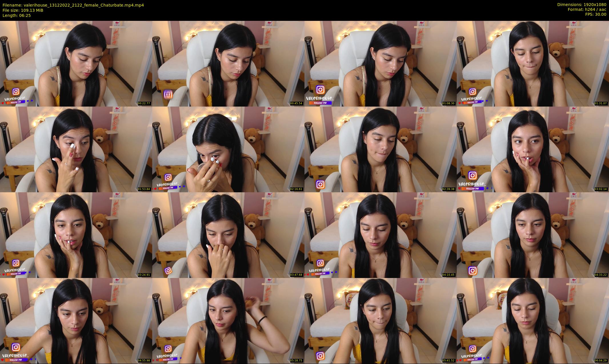 valerihouse — 7 minute Chaturbate female cam show recording, 1080p, Dec 13, 2022