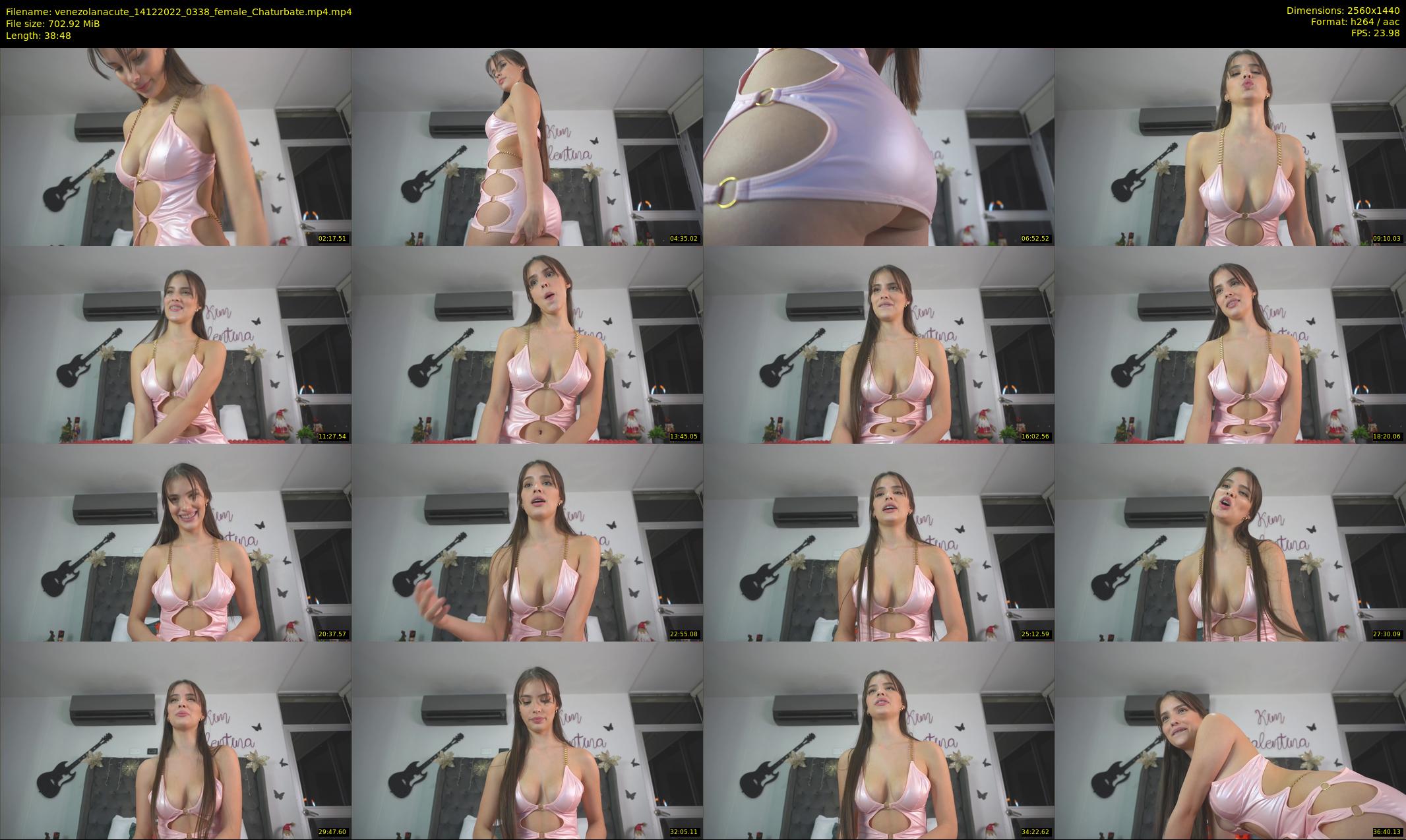 venezolanacute — 39 minute Chaturbate female cam show recording, 1080p, Dec 14, 2022