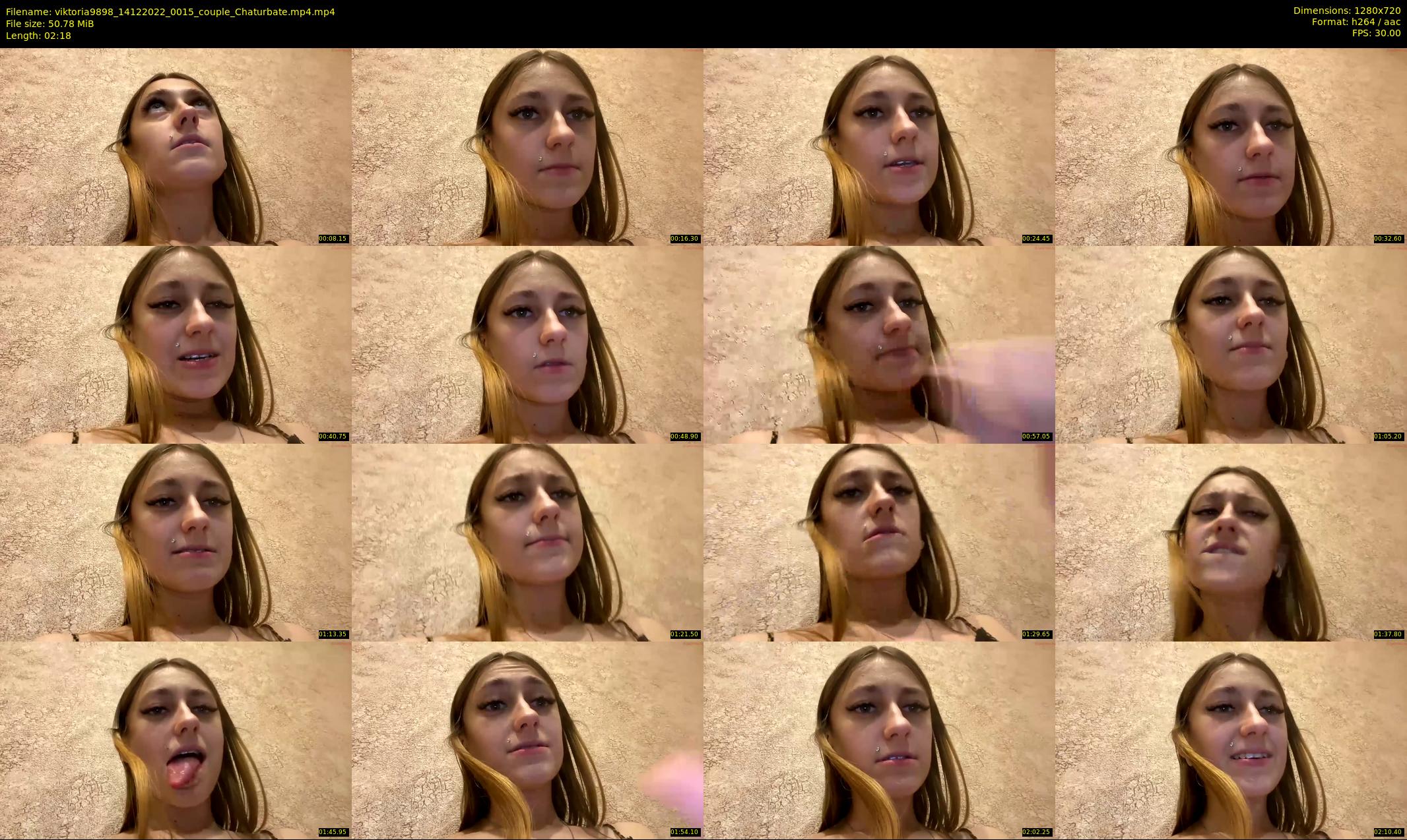 viktoria9898 — 3 minute Chaturbate couple cam show recording, 720p, Dec 14, 2022