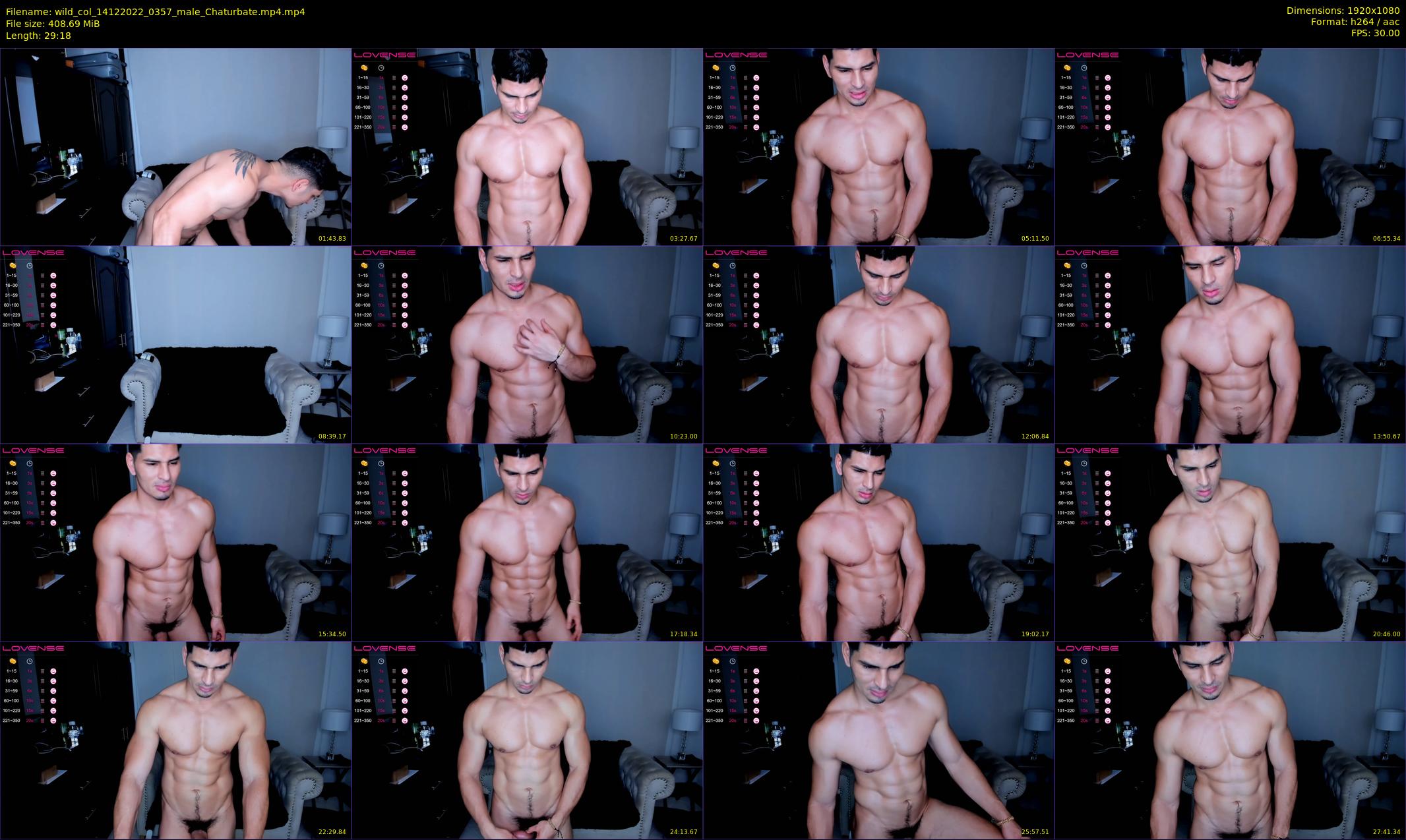 wild_col — 30 minute Chaturbate male cam show recording, 1080p, Dec 14, 2022
