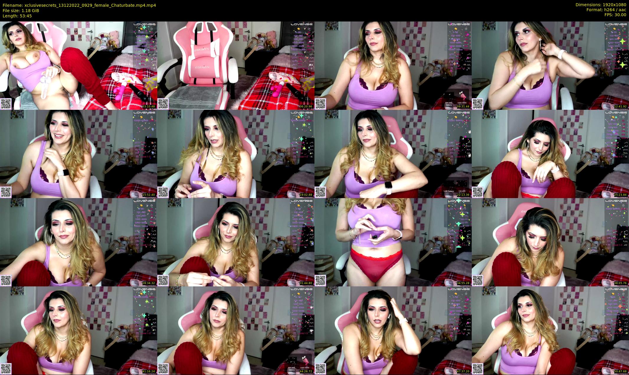 xclusivesecrets — 54 minute Chaturbate female cam show recording, 1080p, Dec 13, 2022