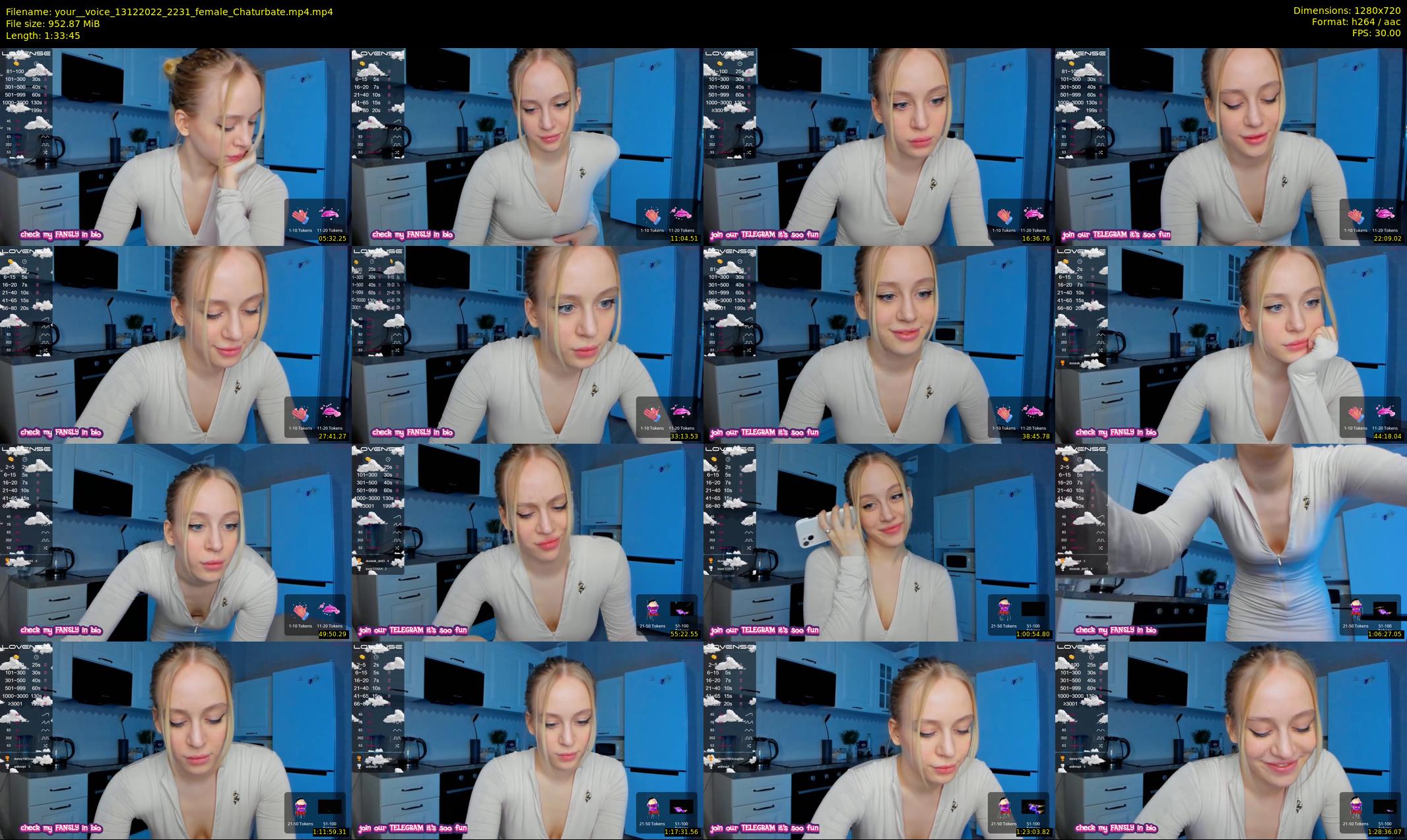 your__voice — 94 minute Chaturbate female cam show recording, 720p, Dec 13, 2022