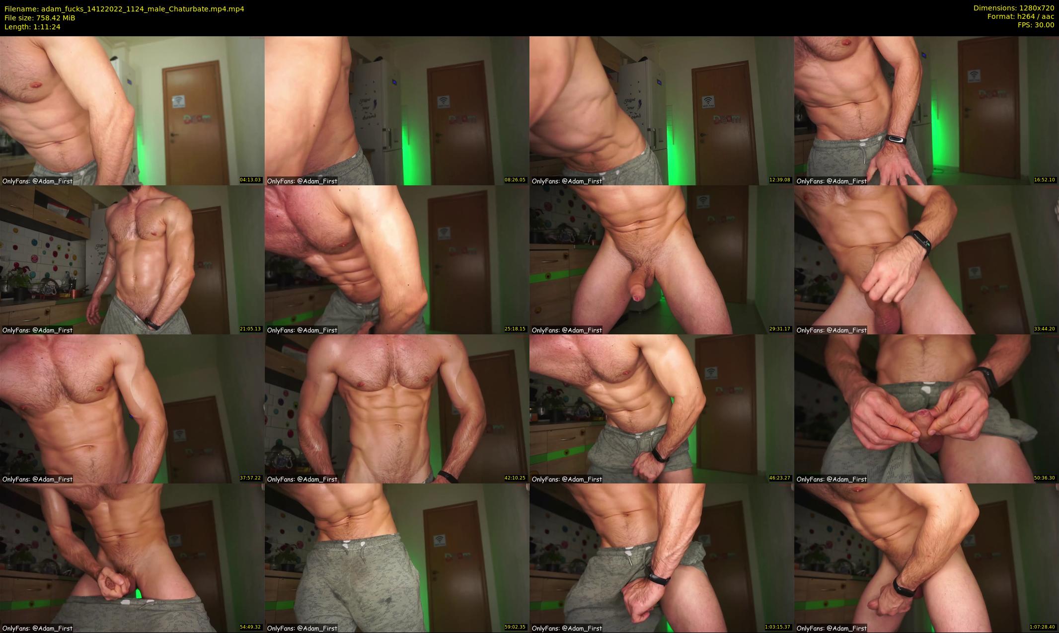 adam_fucks — 72 minute Chaturbate male cam show recording, 720p, Dec 14, 2022