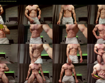 adam_muscle_ — 52 minute Chaturbate male cam show recording, 1080p, Dec 14, 2022
